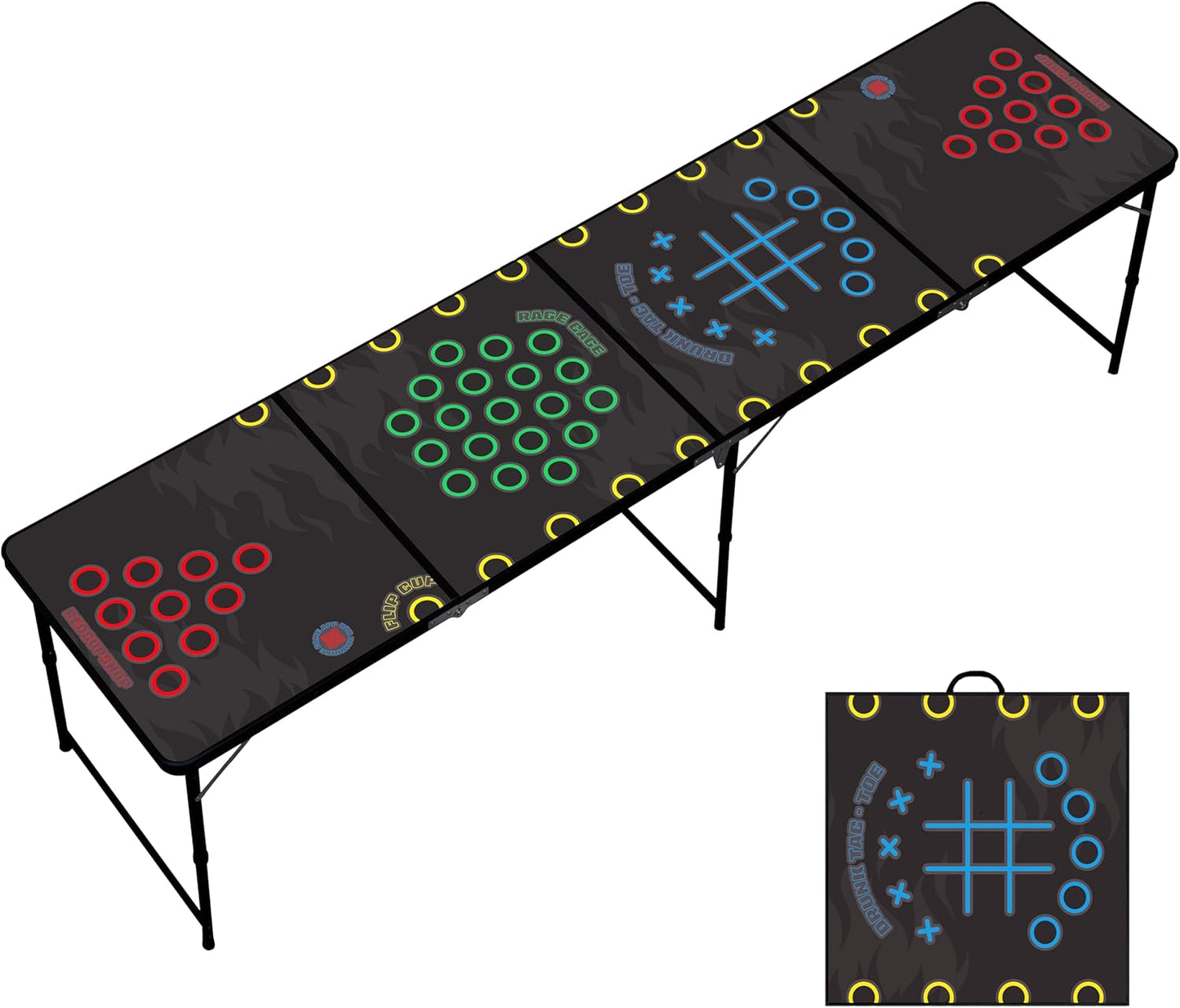 Beer-Pong-Tisch 4-in1, nur Tisch