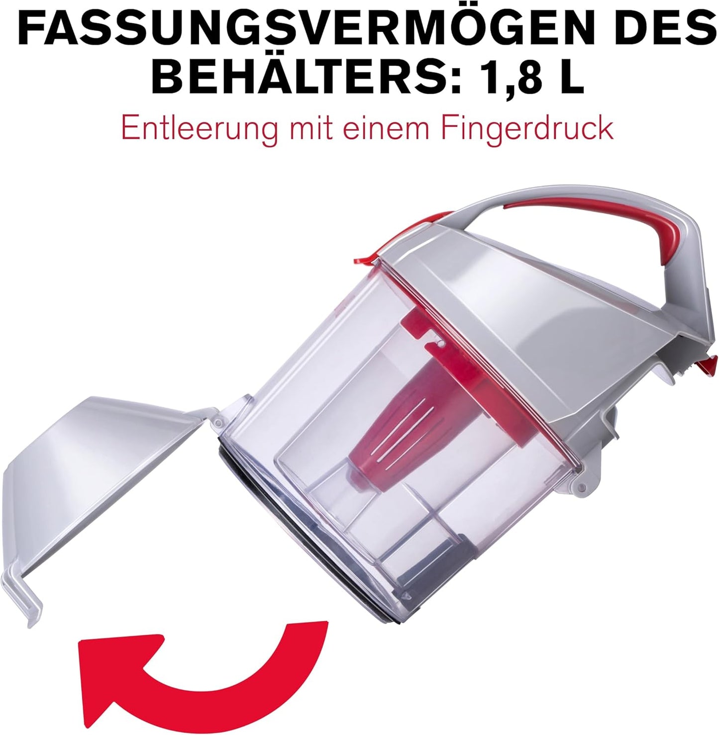 Beutelloser Staubsauger DD2502 mit HEPA-Filter, DD2502