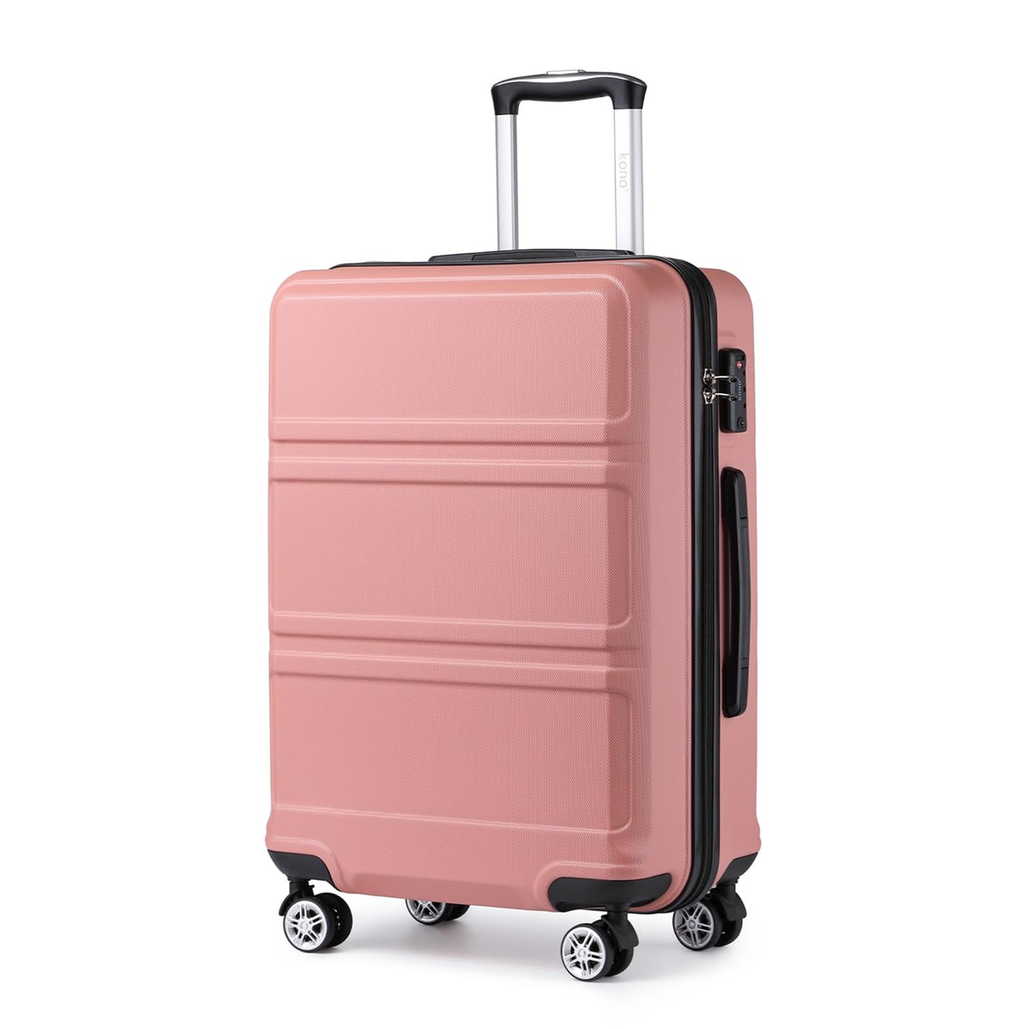 Hartschalenkoffer Trolley mit TSA-Schloss (52cm), M (52cm) Rosegold