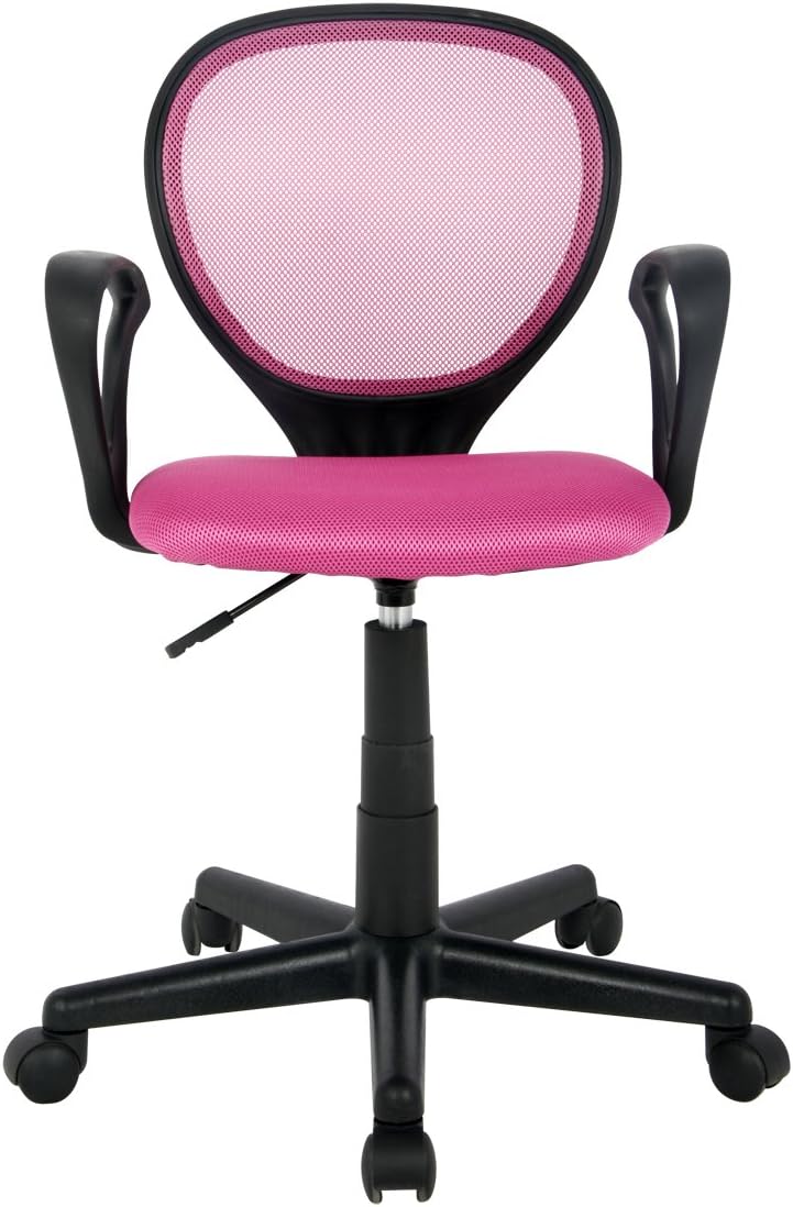 Kinder-Schreibtischstuhl, Pink - Armlehnen