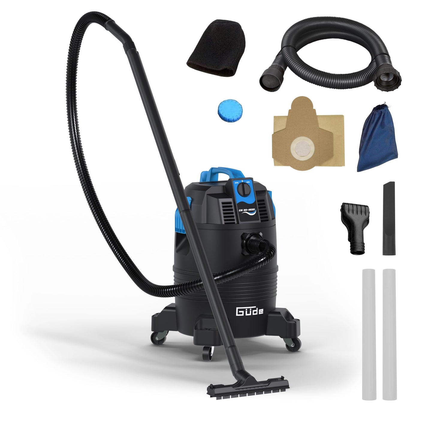 3 in 1 Schlammsauger GS 30-1600 für Teich- und Poolreinigung