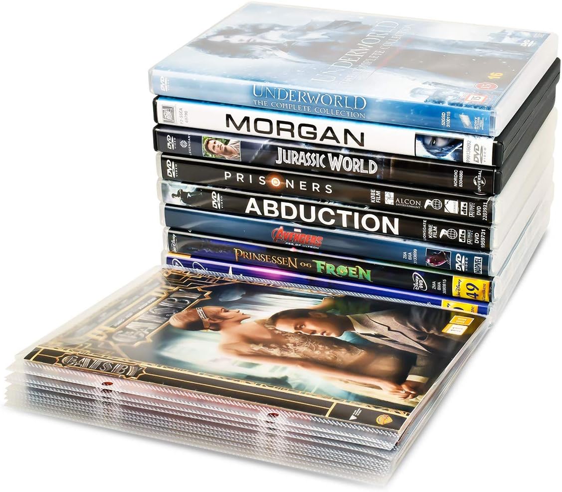 DVD Hüllen (100 Stück), 162 x 188 mm