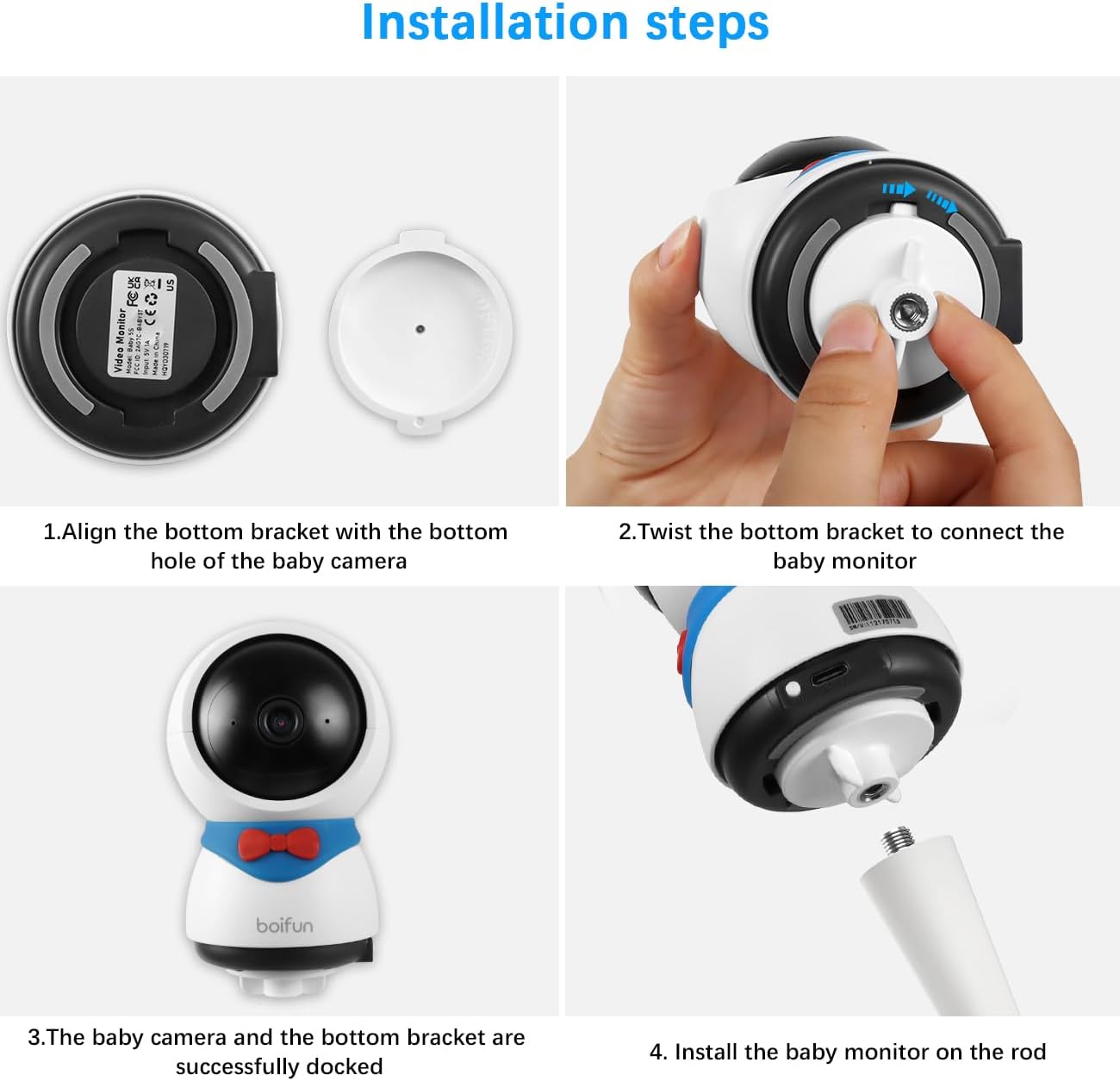Babyphone Halterung, Flexible Mount