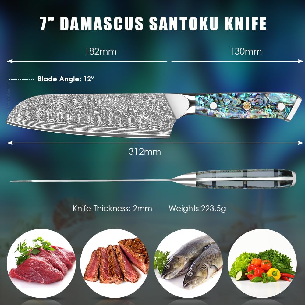 Santoku Messer, Santokumesser-A