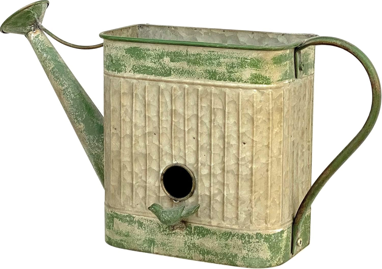 Vogelhaus mit Blumentopf zum Aufhängen