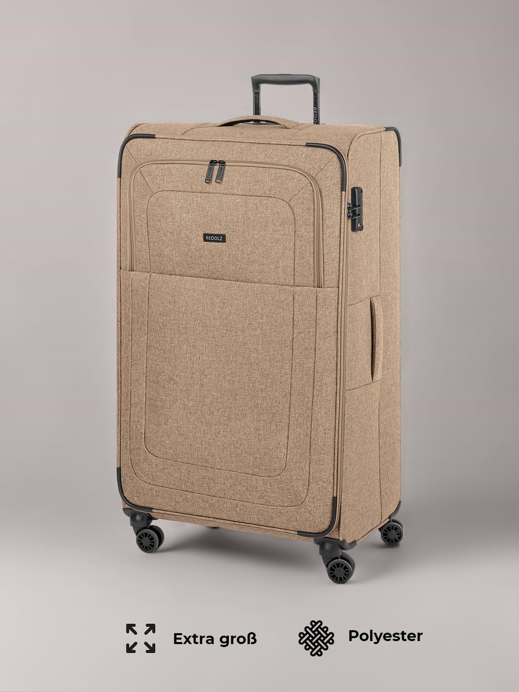 Jumbo Trolley, Coffee XL Sondergröße (90 cm) 4-Rad