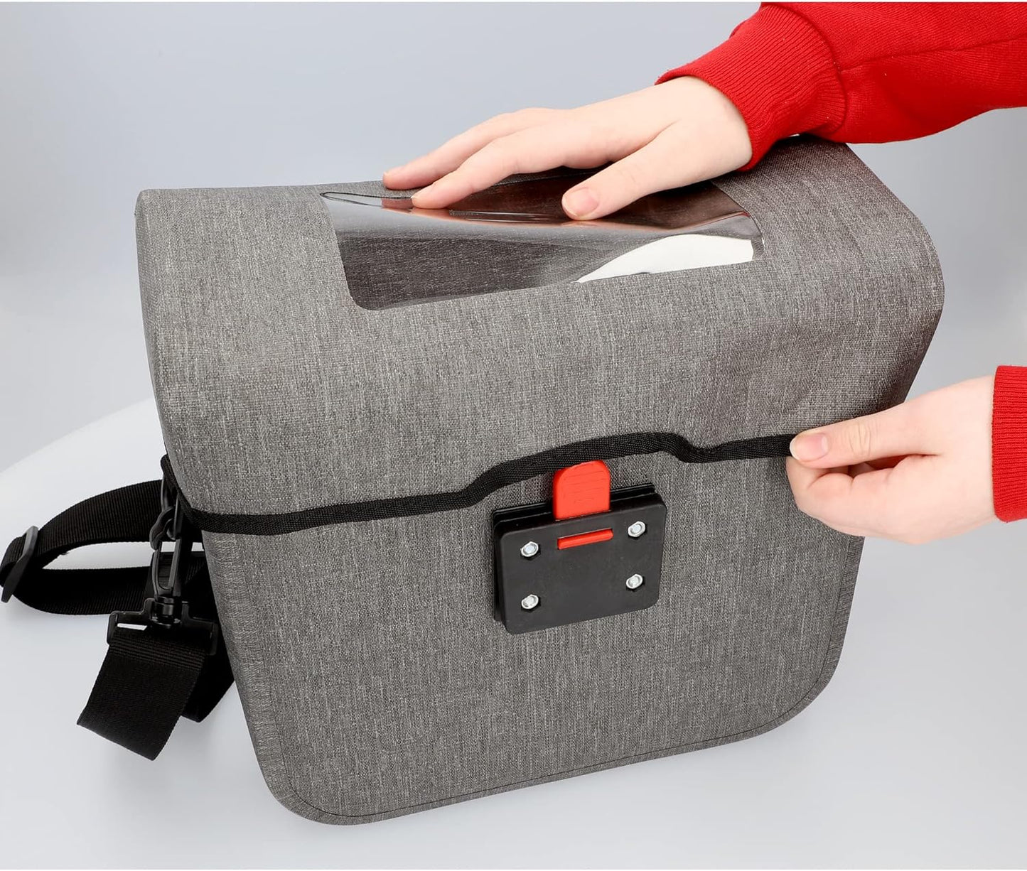 Lenkertasche Plus Cita, Volumen 7 Liter Grau,