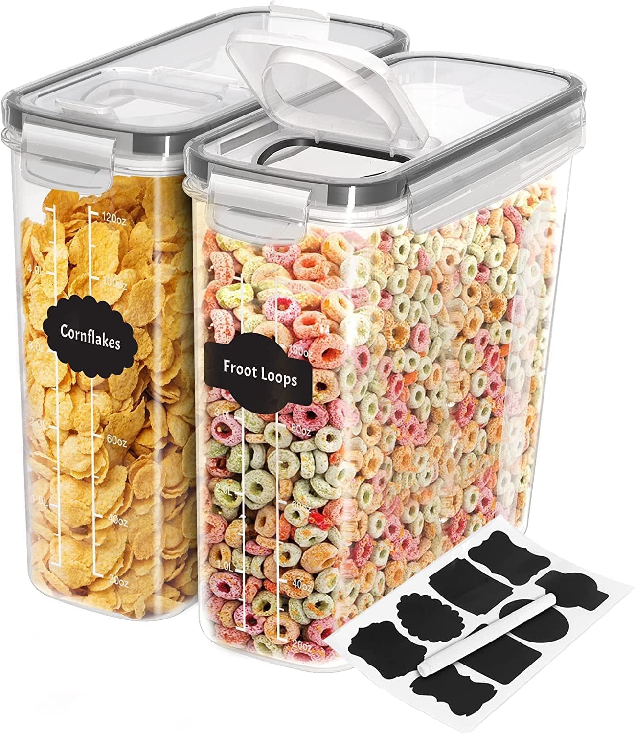 2er Vorratsdosen-Set, Klar|2er-Pack