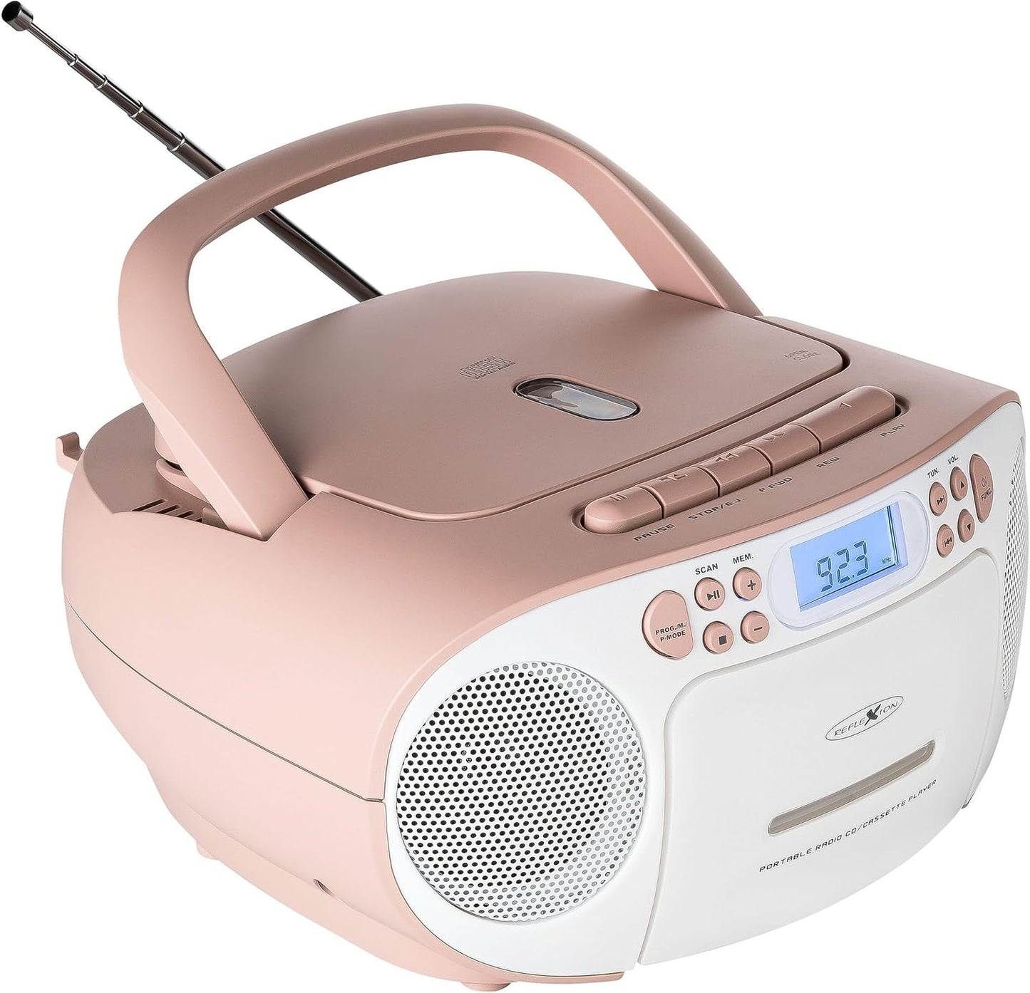 CD-Player mit Kassette RCR2260, ohne DAB-Radio Pink