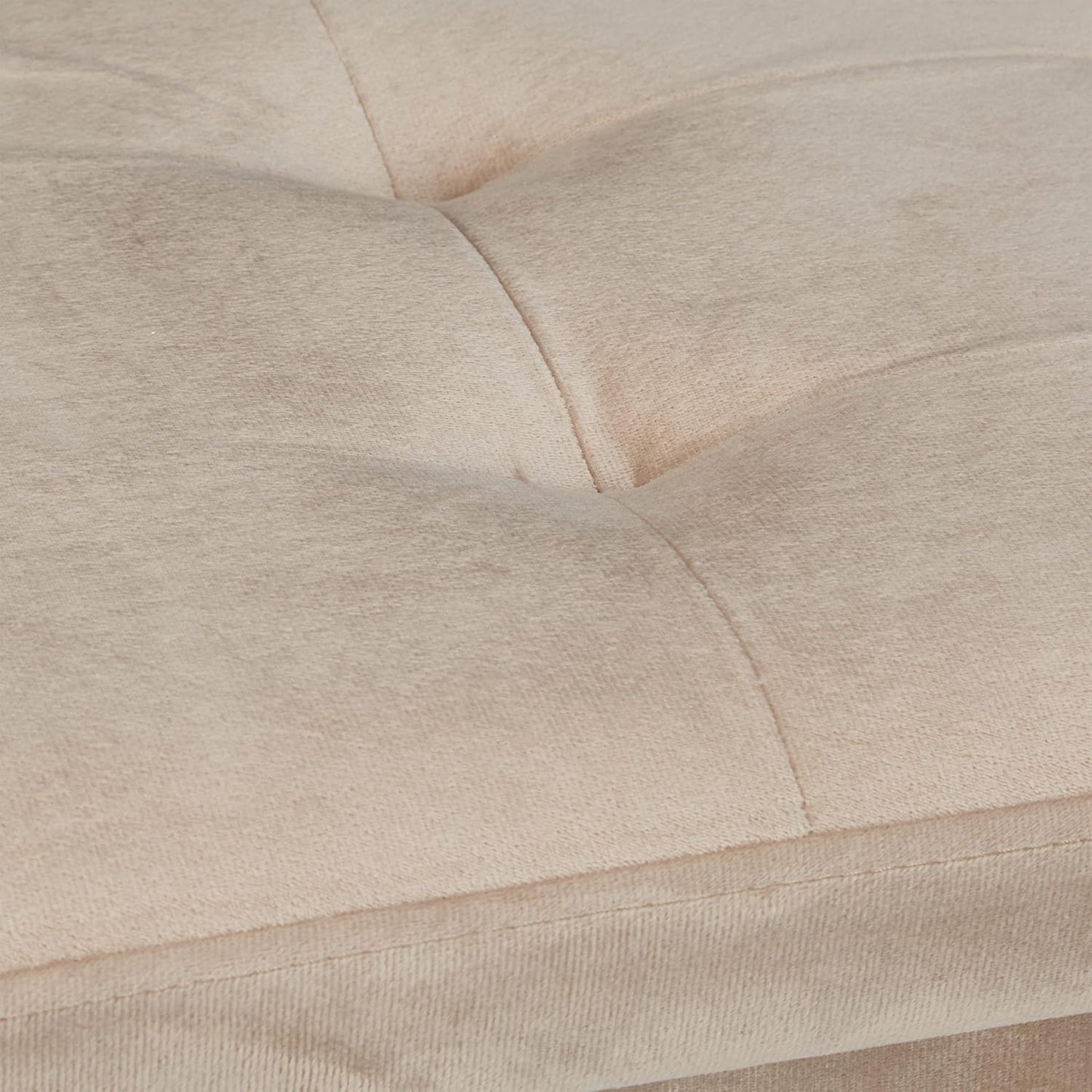 Sitzbank mit Stauraum, Creme