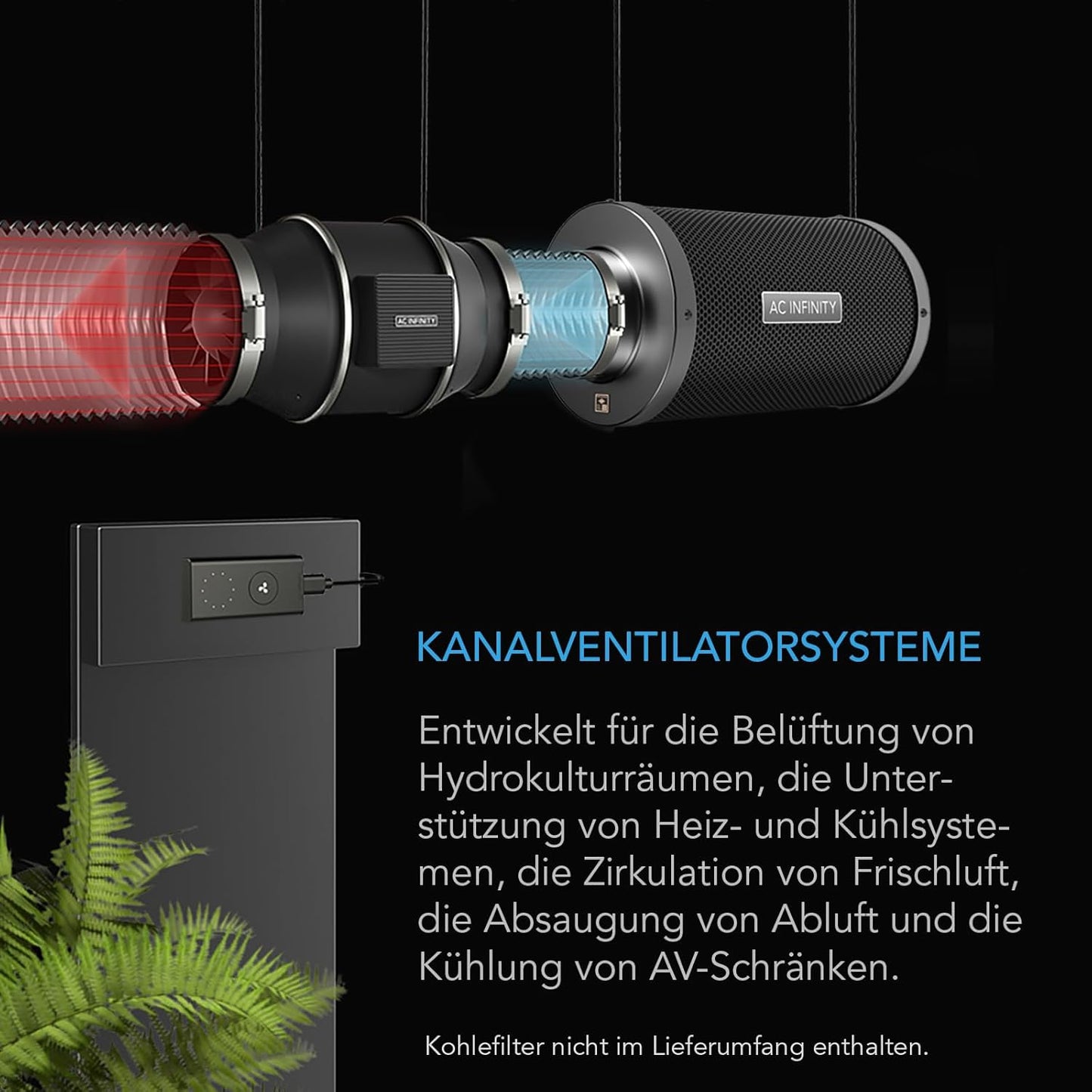 CLOUDLINE PRO S6 Ventilator mit Drehzahlregler