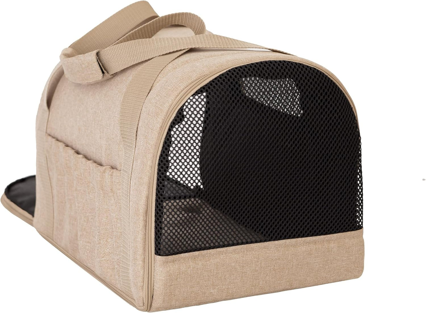 Transporttasche, 27x39x28 cm, Beige Ökoleinen