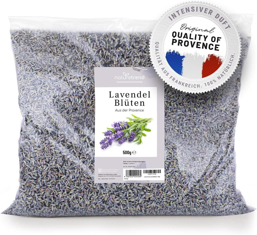 Getrocknete Lavendelblüten aus der Provence, 500 g