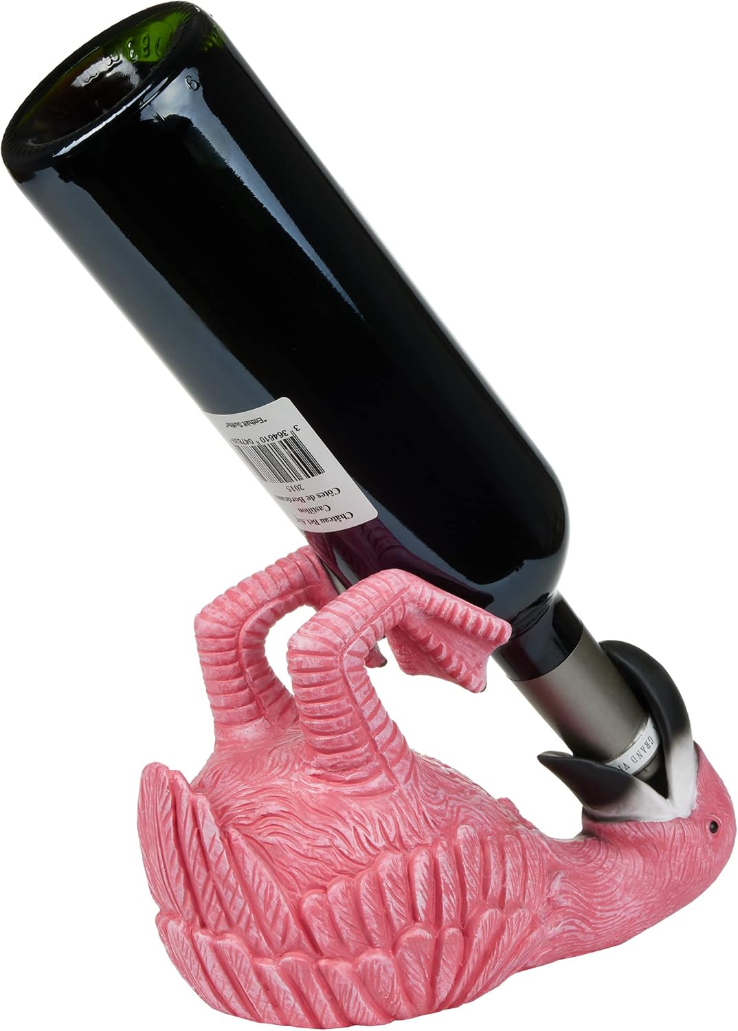 Flaschenhalter trinkende Tiere: Durstiger Flamingo, Flamingo