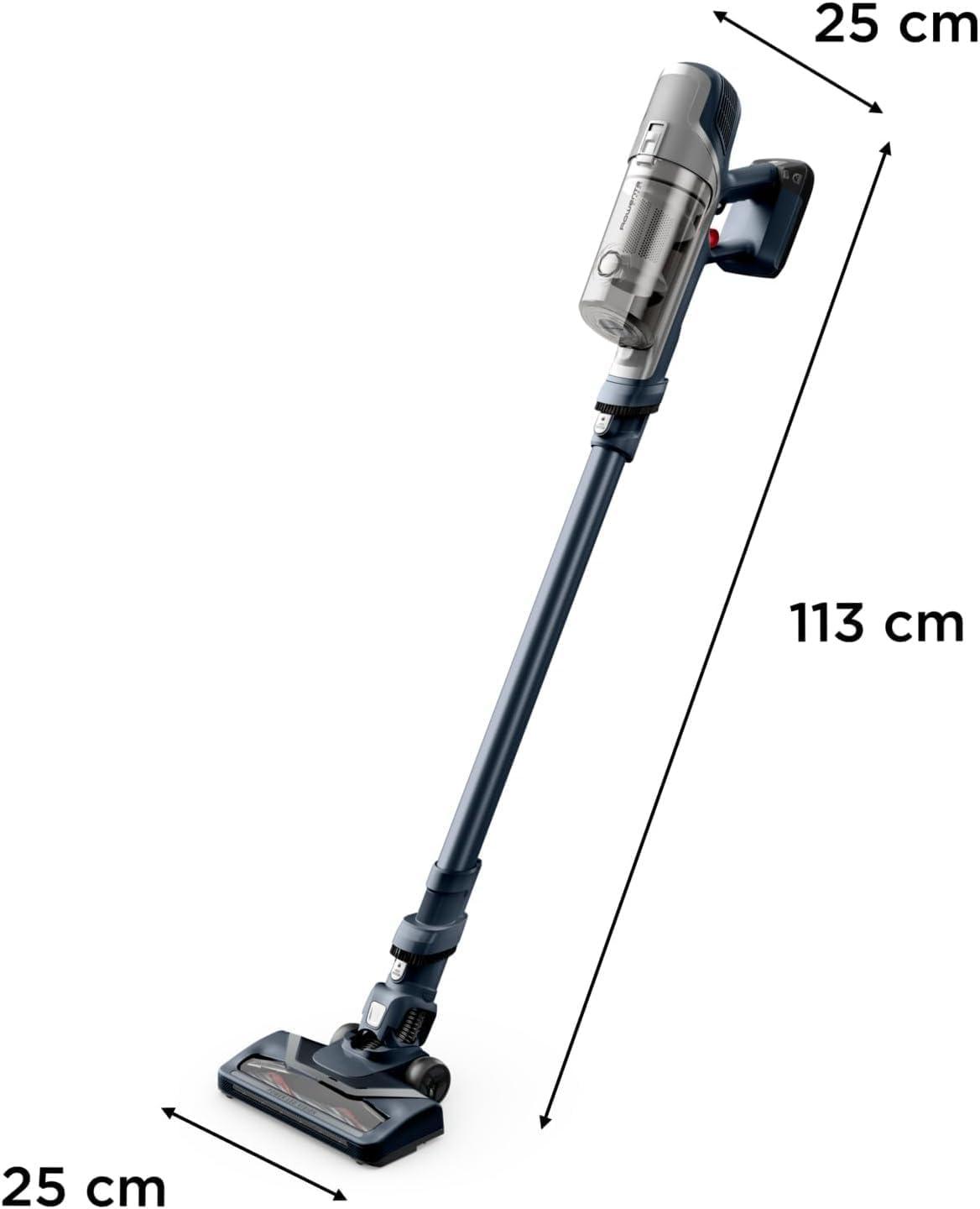 Akkustaubsauger RH6836EO X-Pert 6.60 mit LED-Bürstenkopf, Grau/Silber