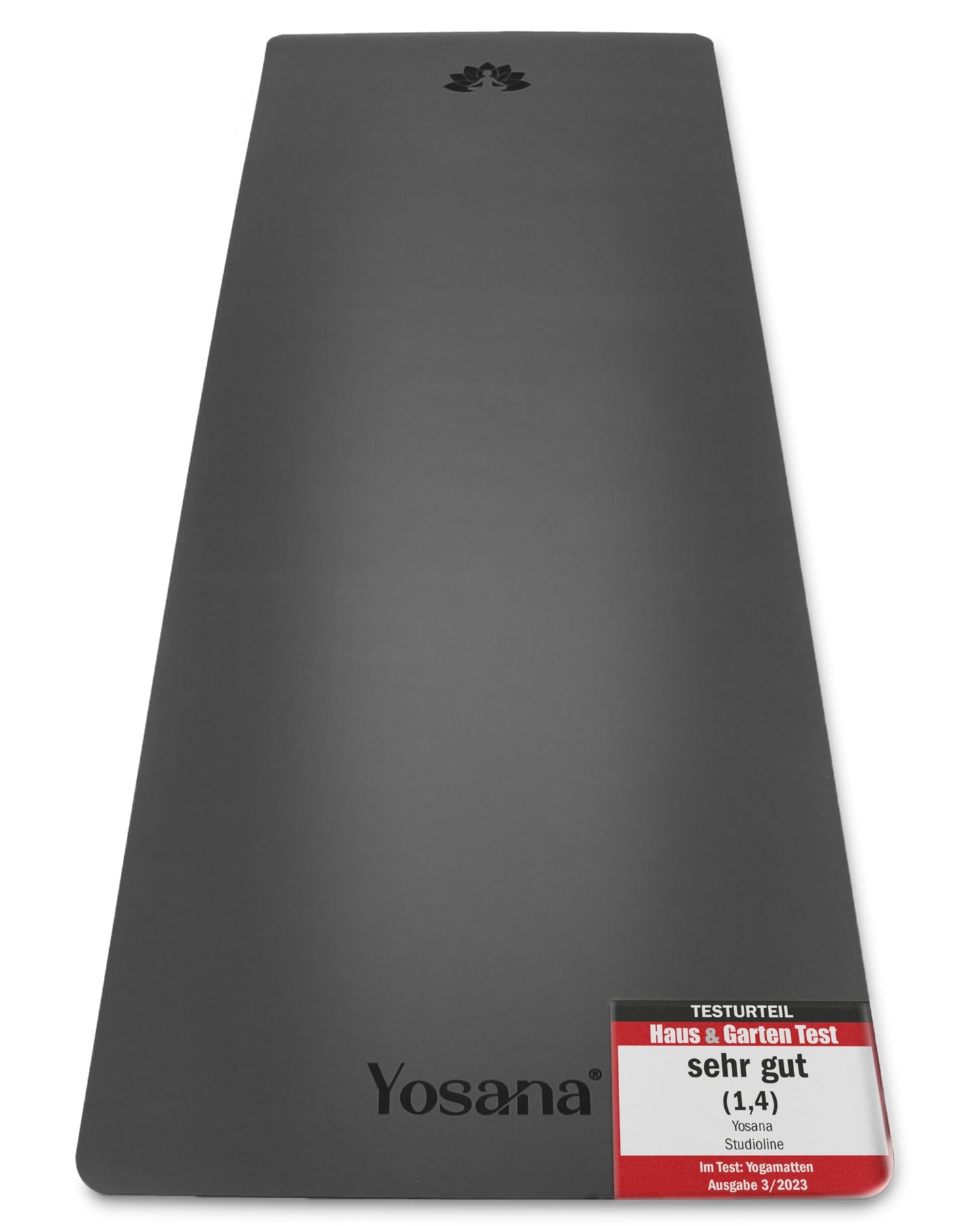 Rutschfeste Yogamatte, Grau