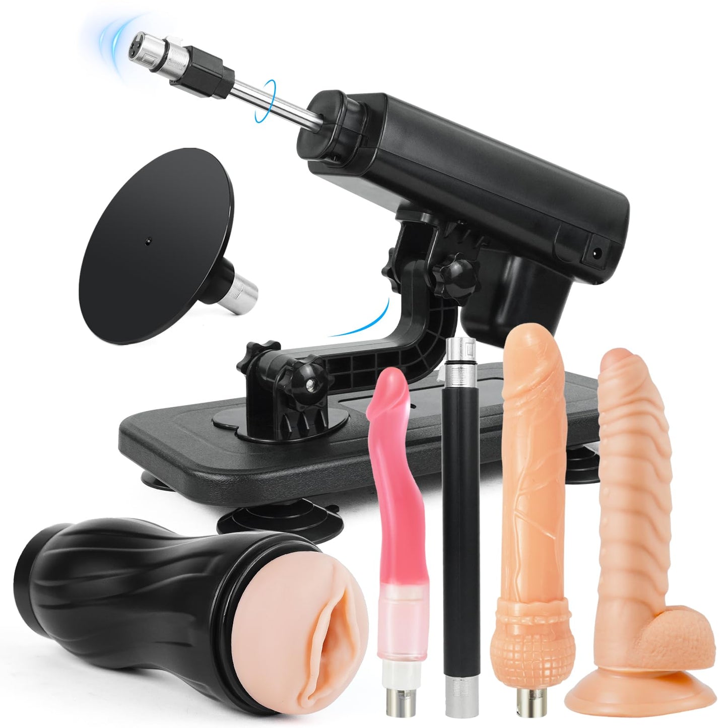 Automatische Sexmaschine B3 mit Masturbator und Dildos, B3