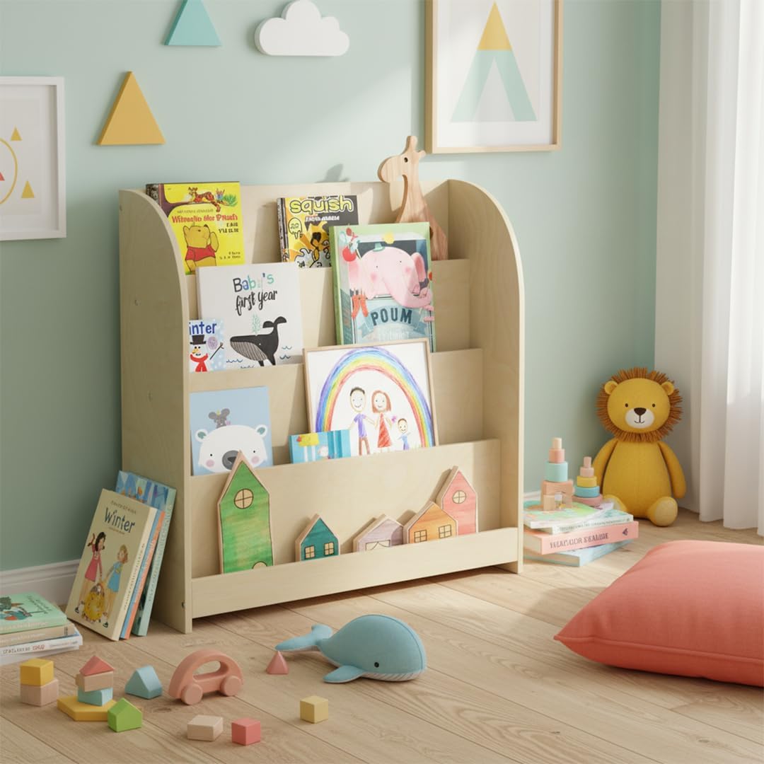 Kinder-Bücherregal, Natur