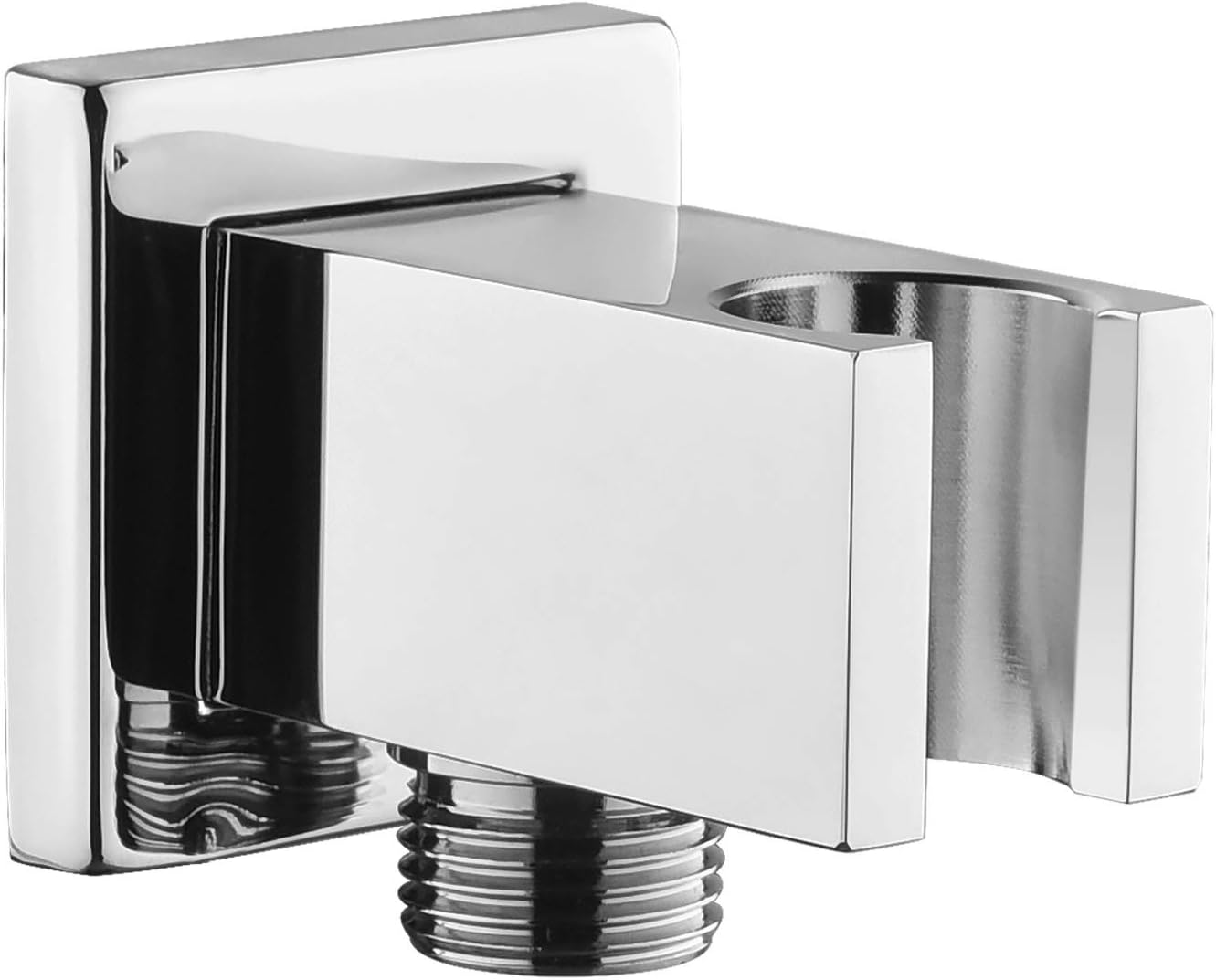 Wandanschlussbogen mit Brausehalter für Dusche, Chrom