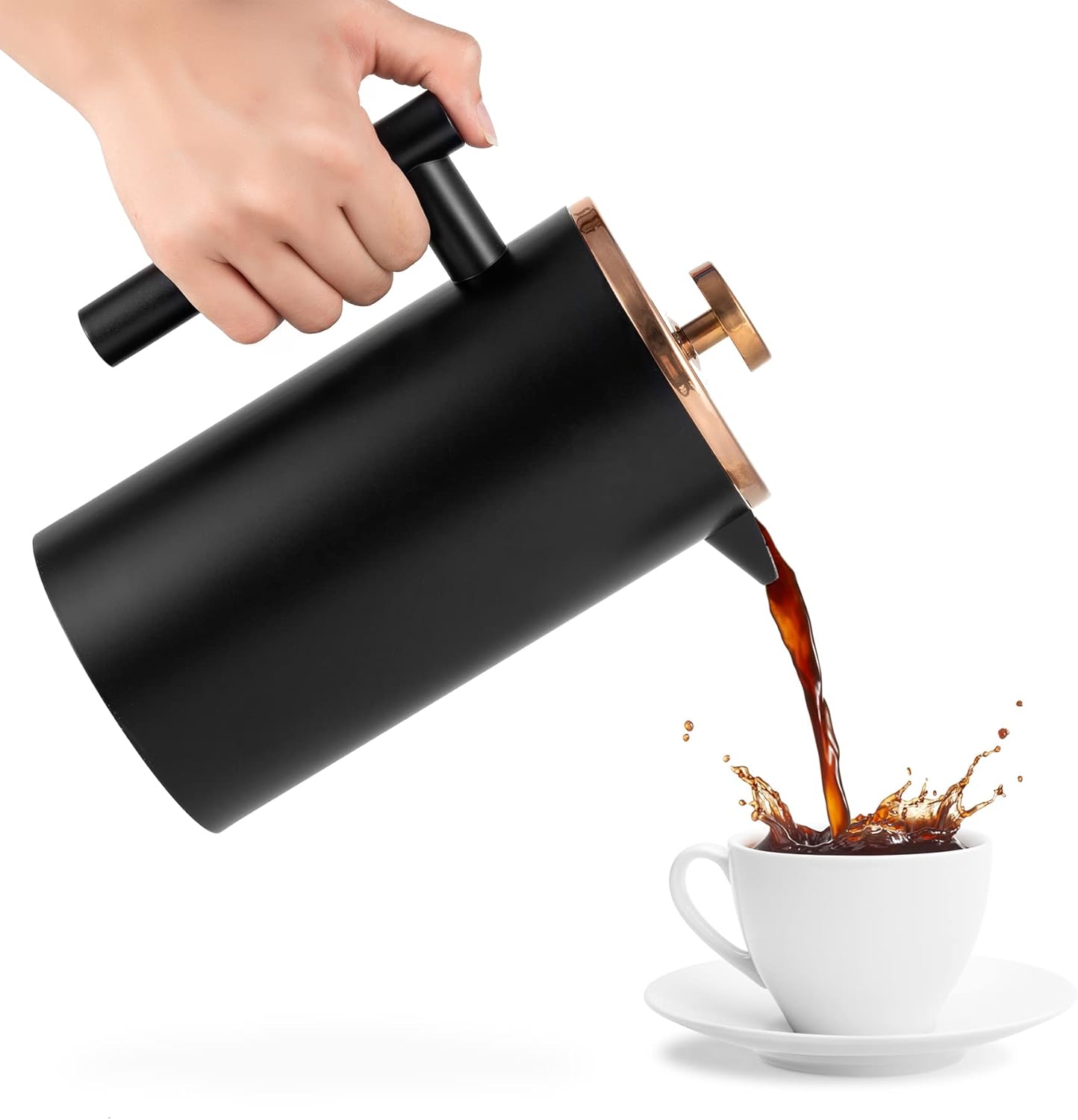 French Press, 1000ml / Schwarz
