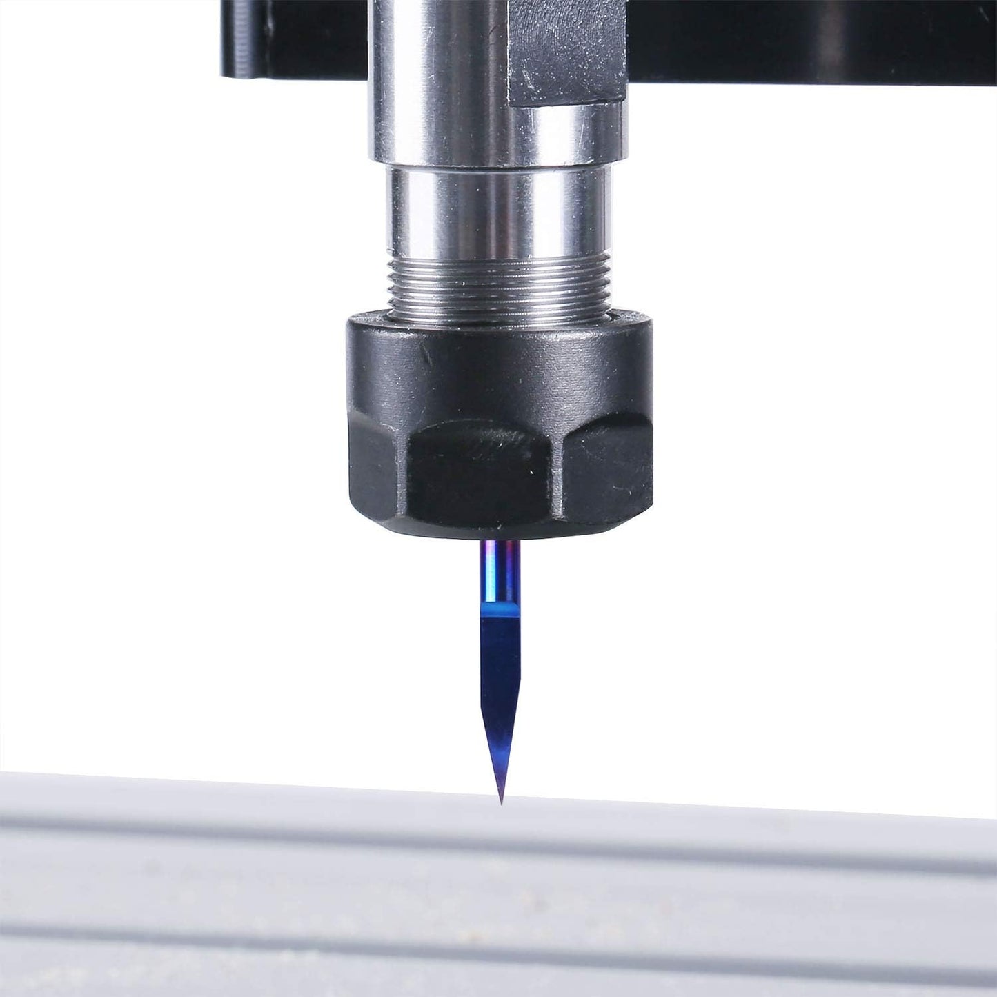 Nano Blue Coat CNC Fräser-Set, 20 Grad 0,1 mm Spitze