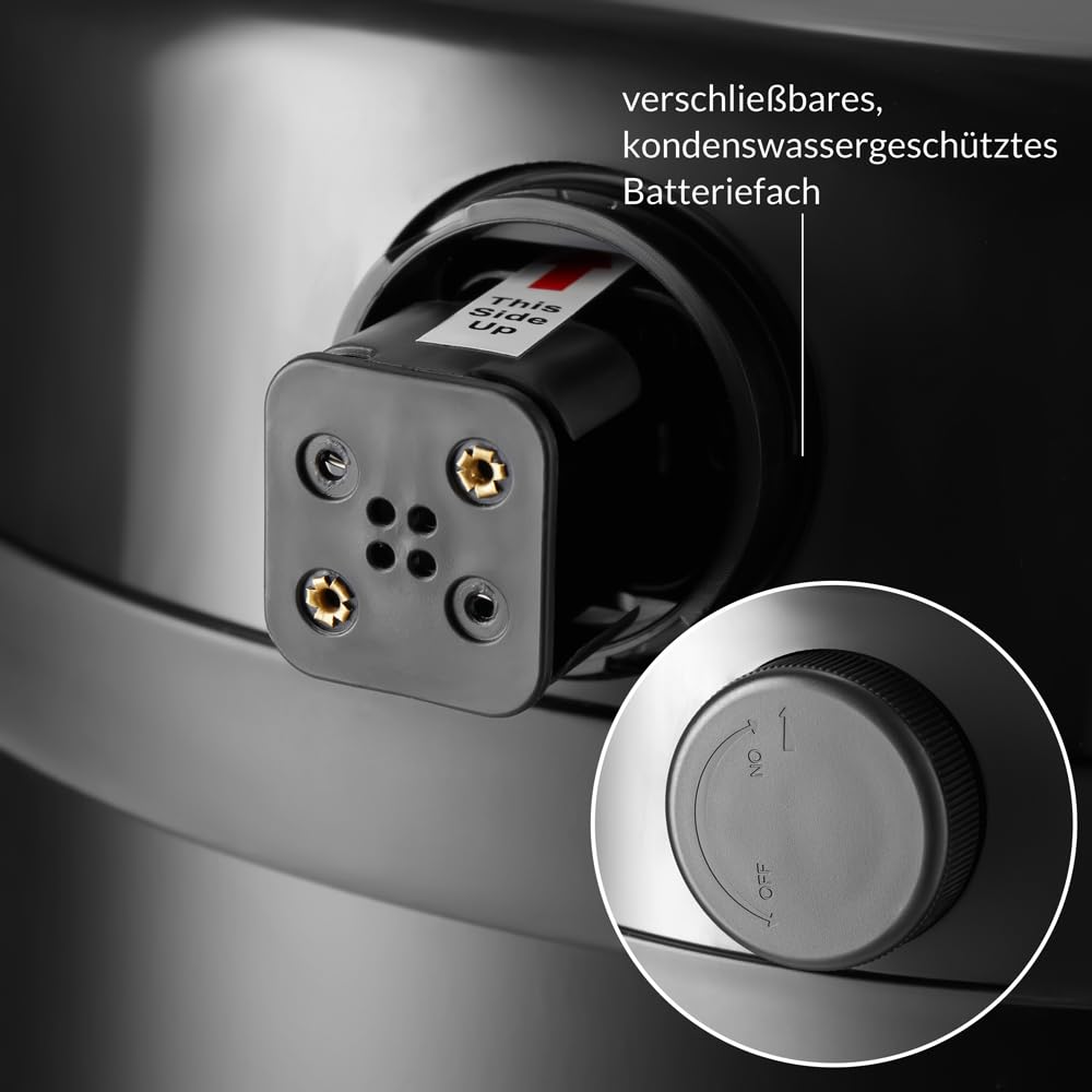 Sensor-Abfalleimer (30 L), 30L Schwarz