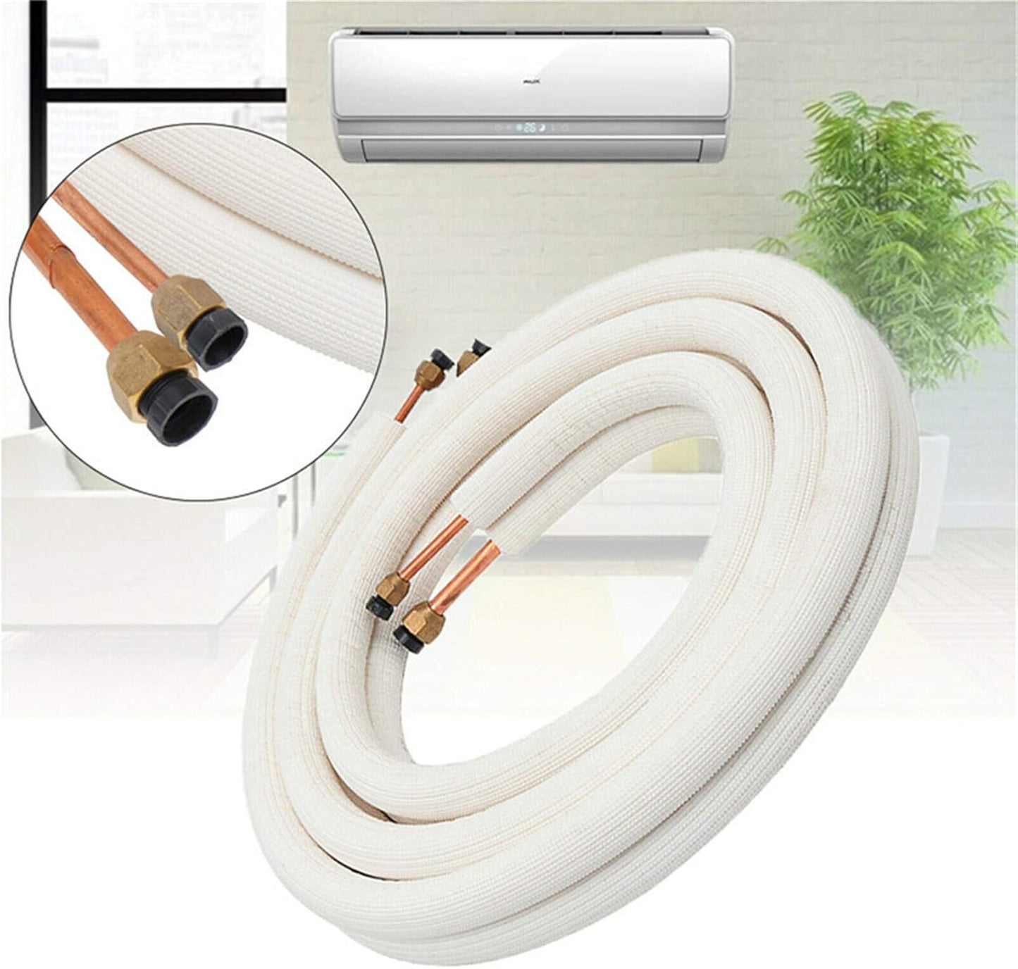 Isoliertes Klimaanlage-Doppelspulenrohr, 3.0 Meter