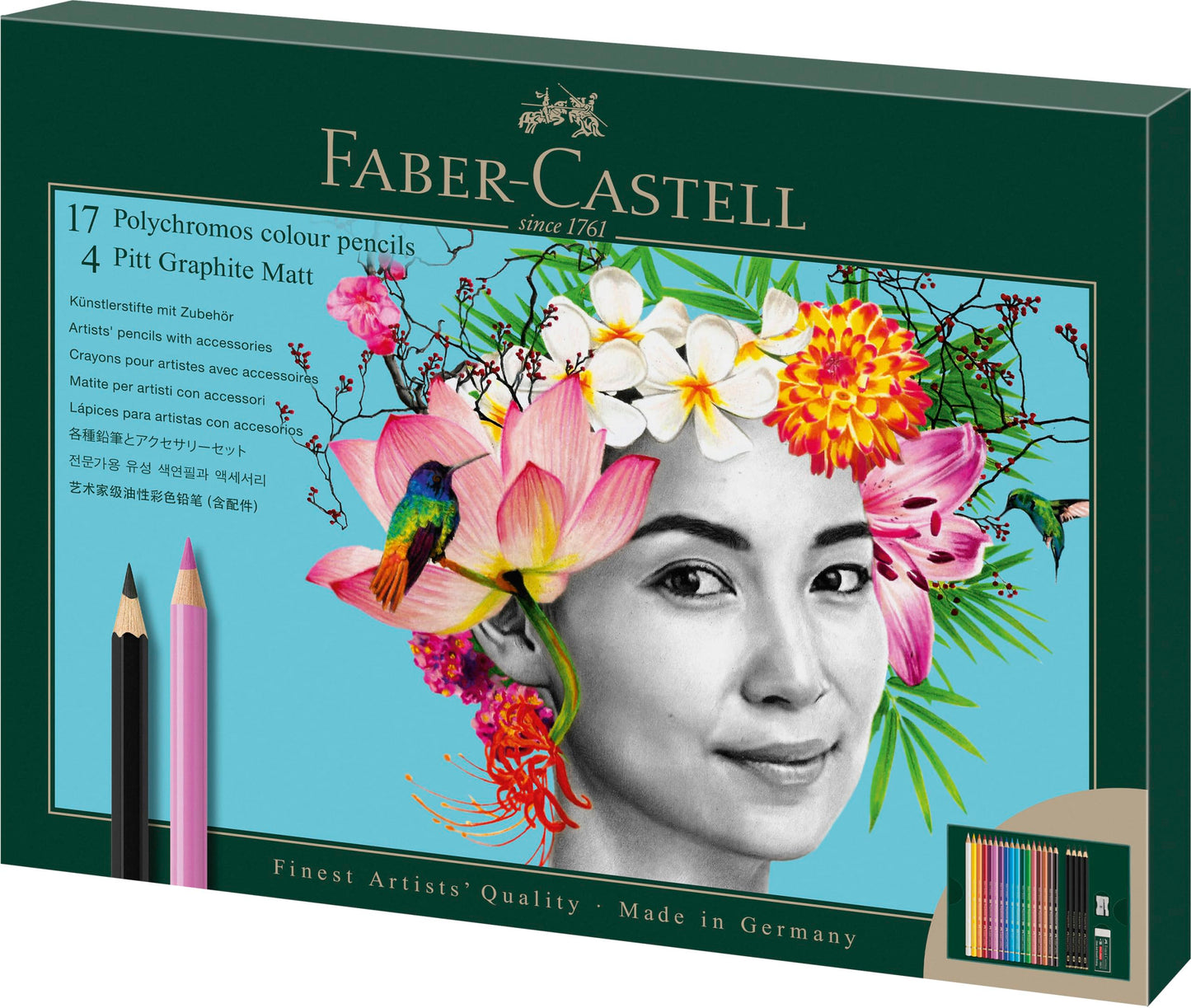 Polychromos Künstlerfarbstifte, Geschenkset 23-teilig