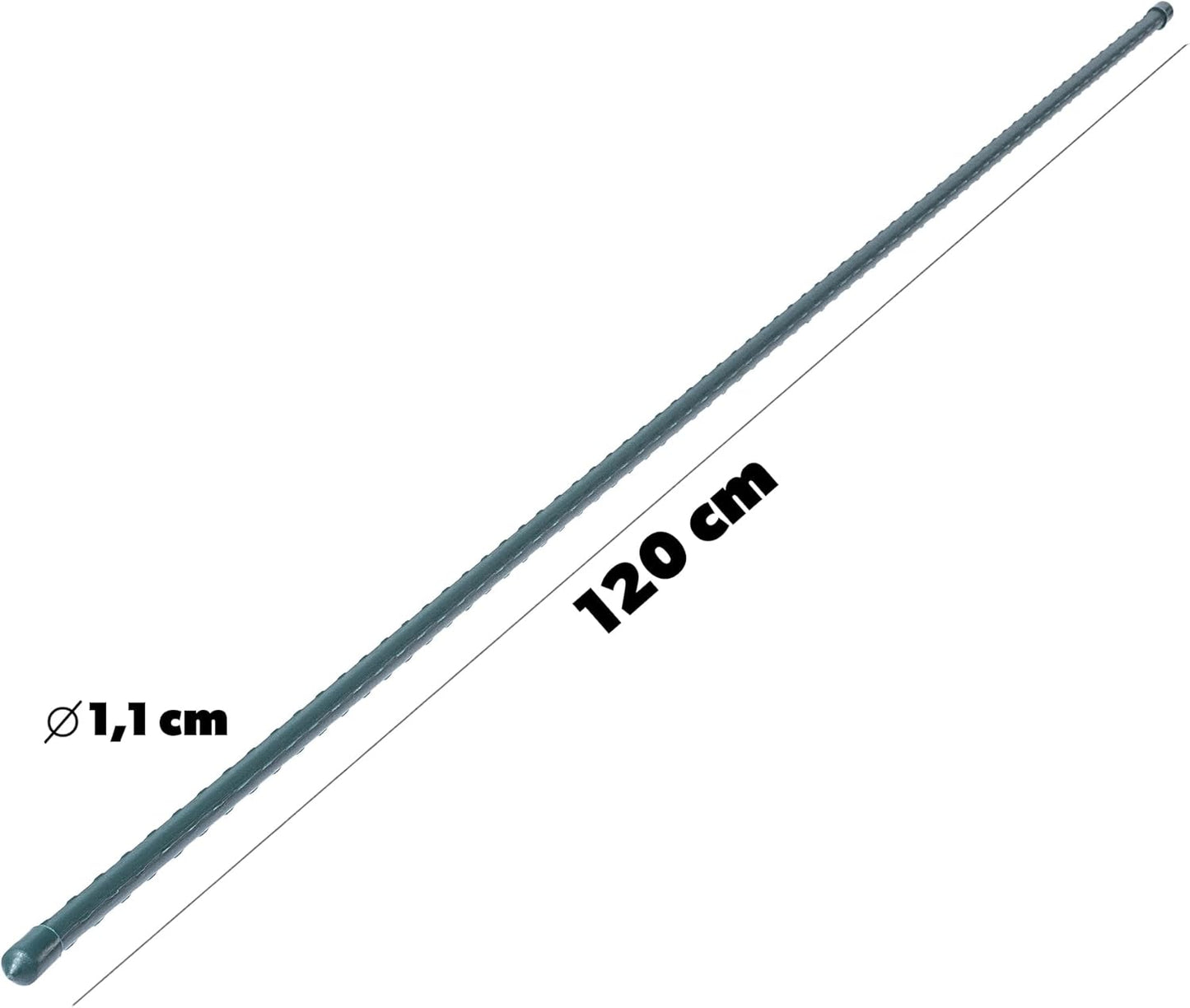 10er-Set Pflanzstäbe, 10 / 120cm x 11mm