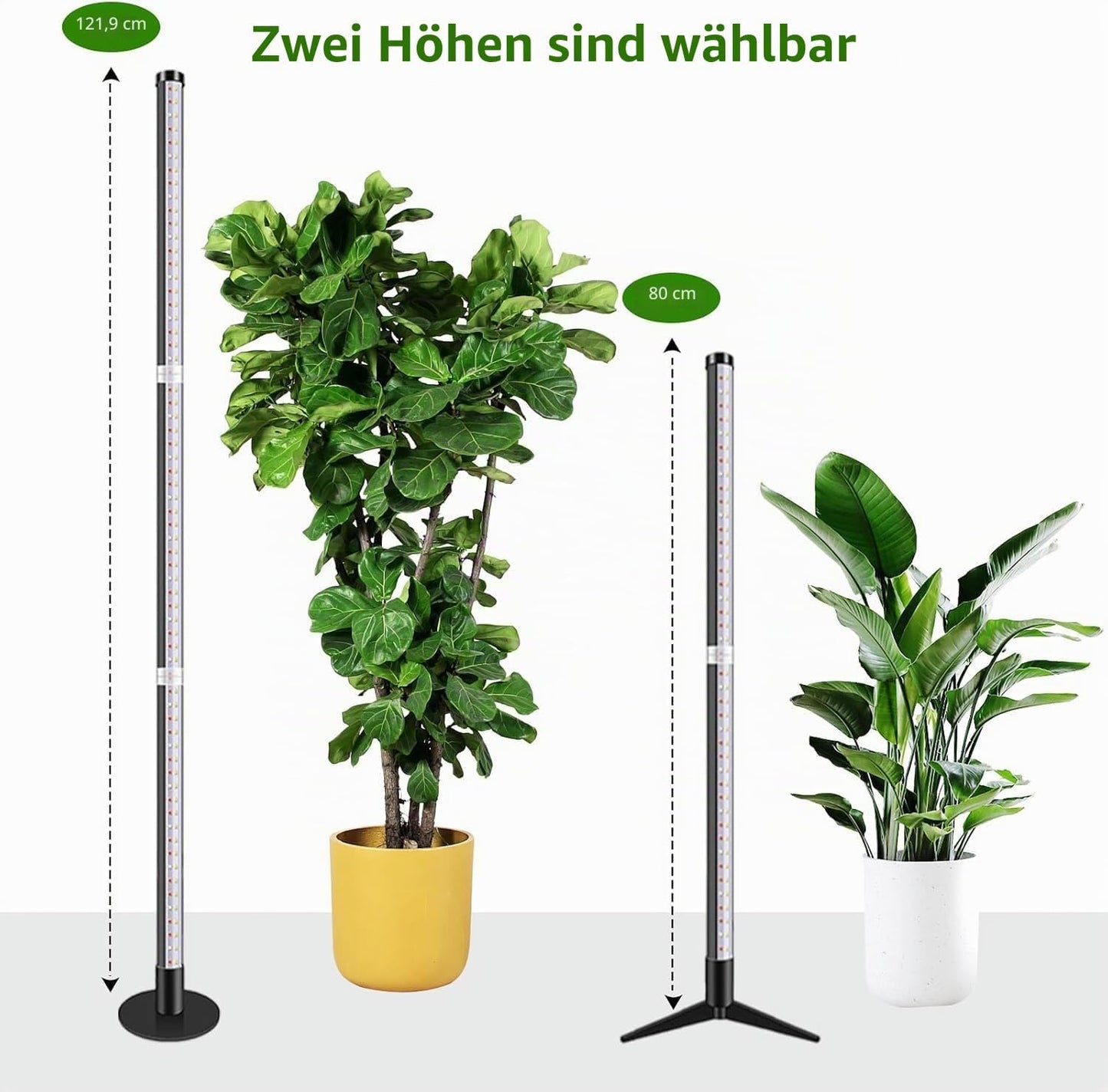 LED-Pflanzenlampe, Schwarz