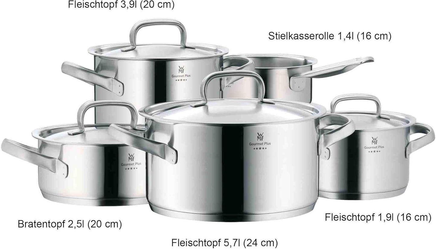 Gourmet Plus Topfset, 5-teilig, Neues Topf-Set 5-teilig