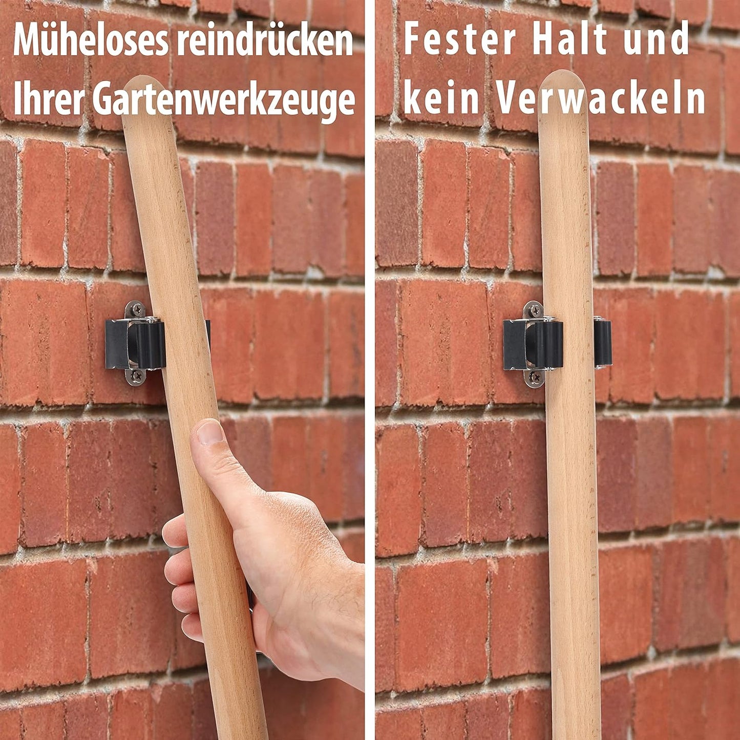Gerätehalter (10er Set), 10 Stück Edelstahl