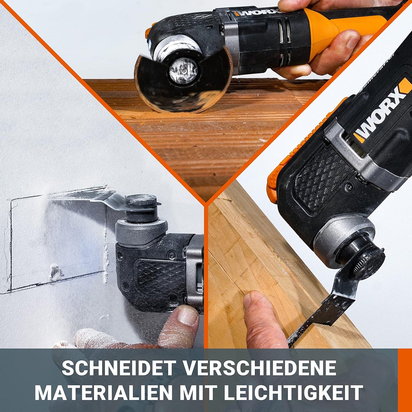 Sonicrafter WX696.9, Ohne Akku, Ladegerät und Transportkoffer