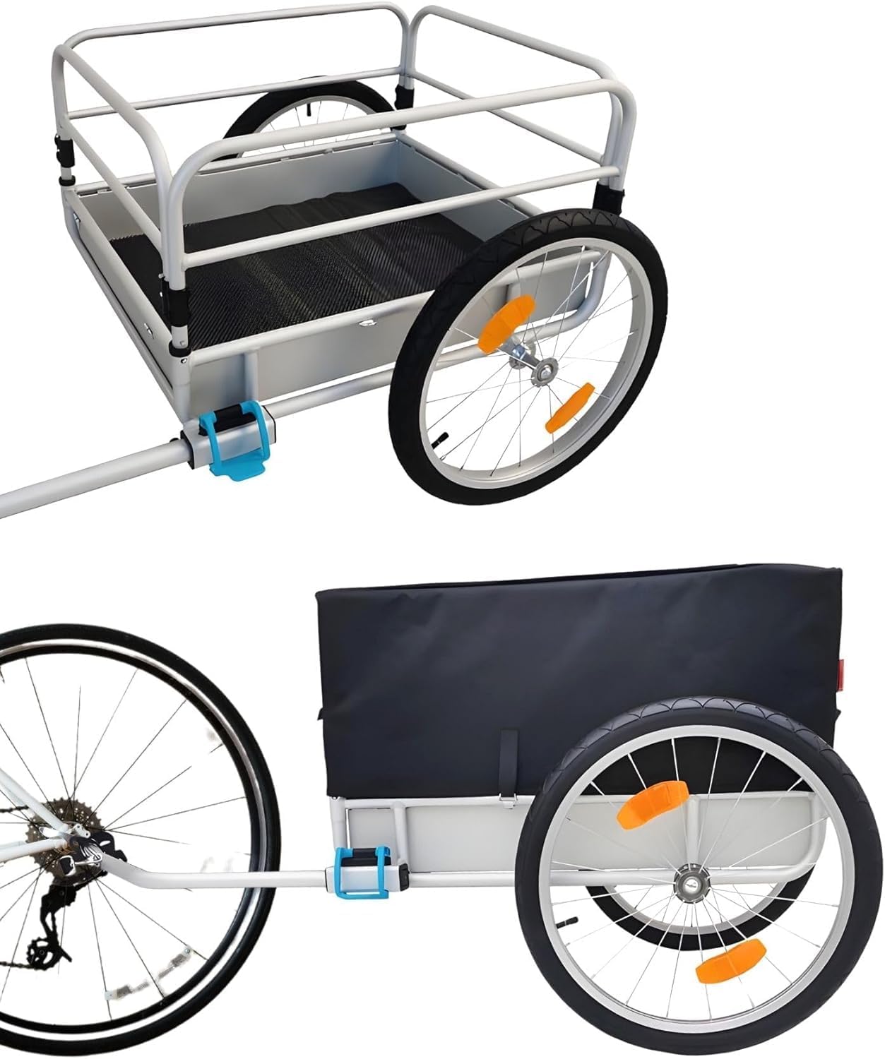 Klappbarer Fahrrad-Lastenanhänger, Plus