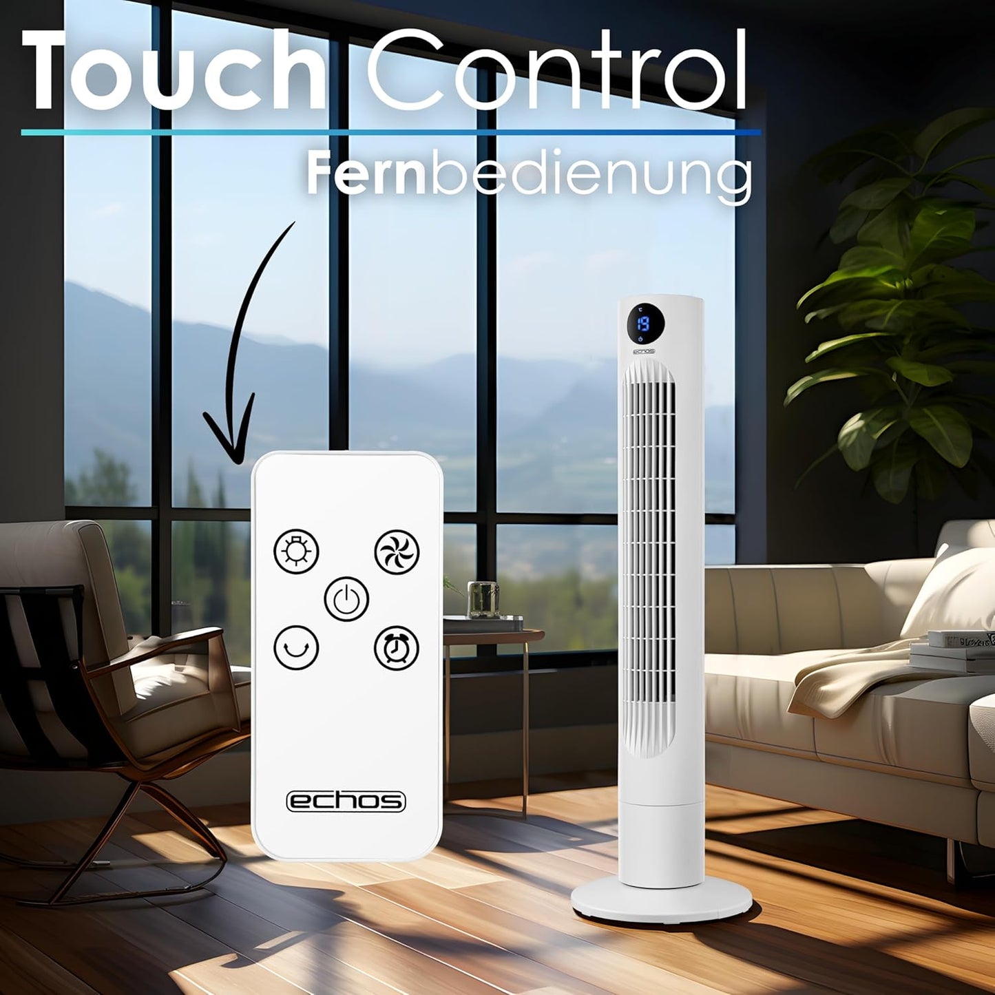 Leiser Turmventilator