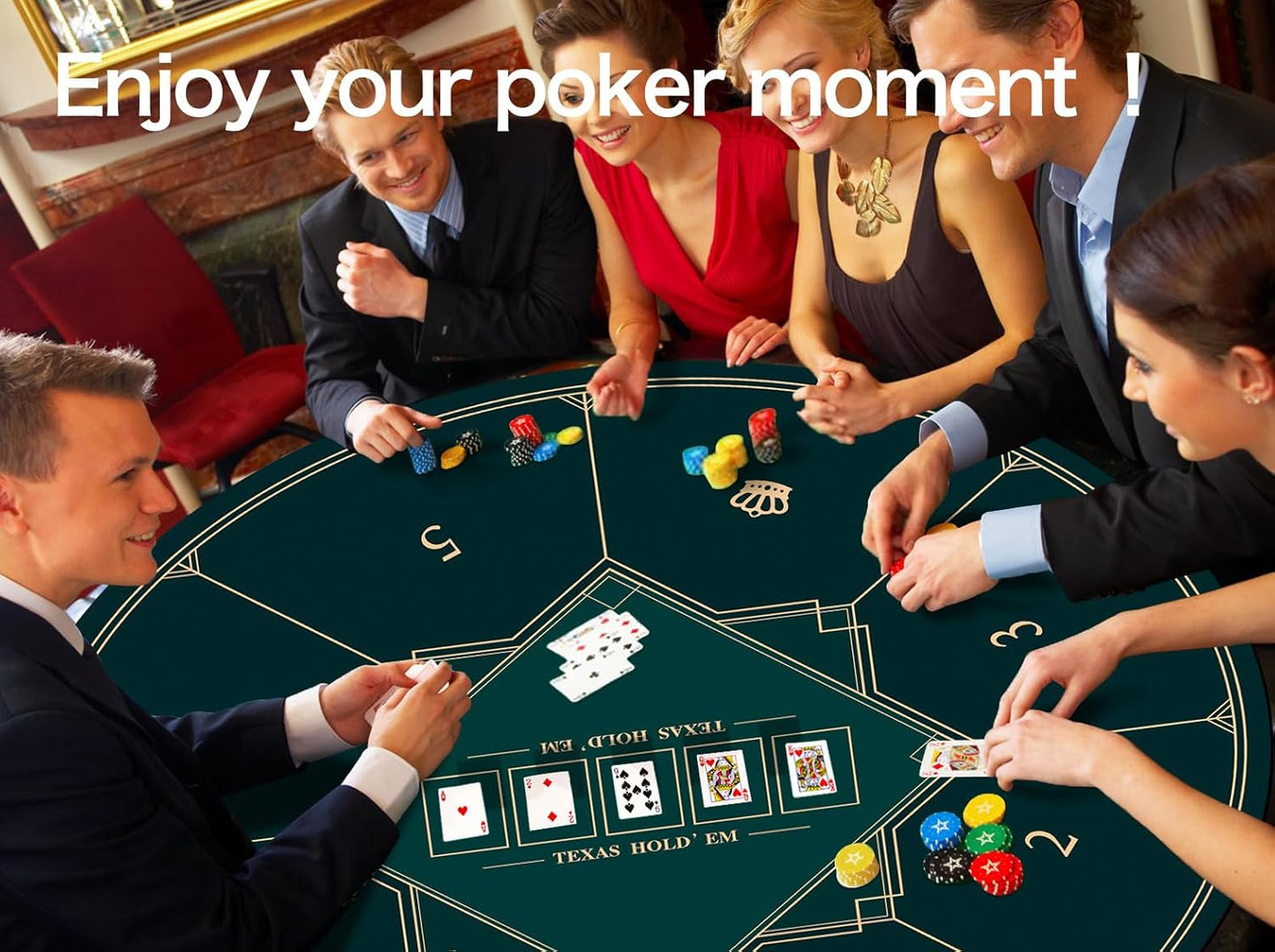 Runde Pokermatte (faltbar, 6-8 Personen), 80*80-yuantuan1 80cm x 80cm x 2mm