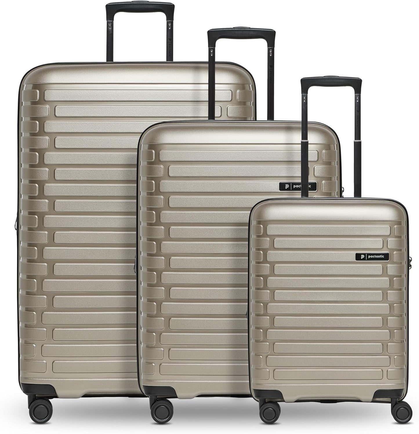 3-teiliges Kofferset mit Dehnfalte, Champaign Metallic Kofferset (3-teilig) erweiterbar