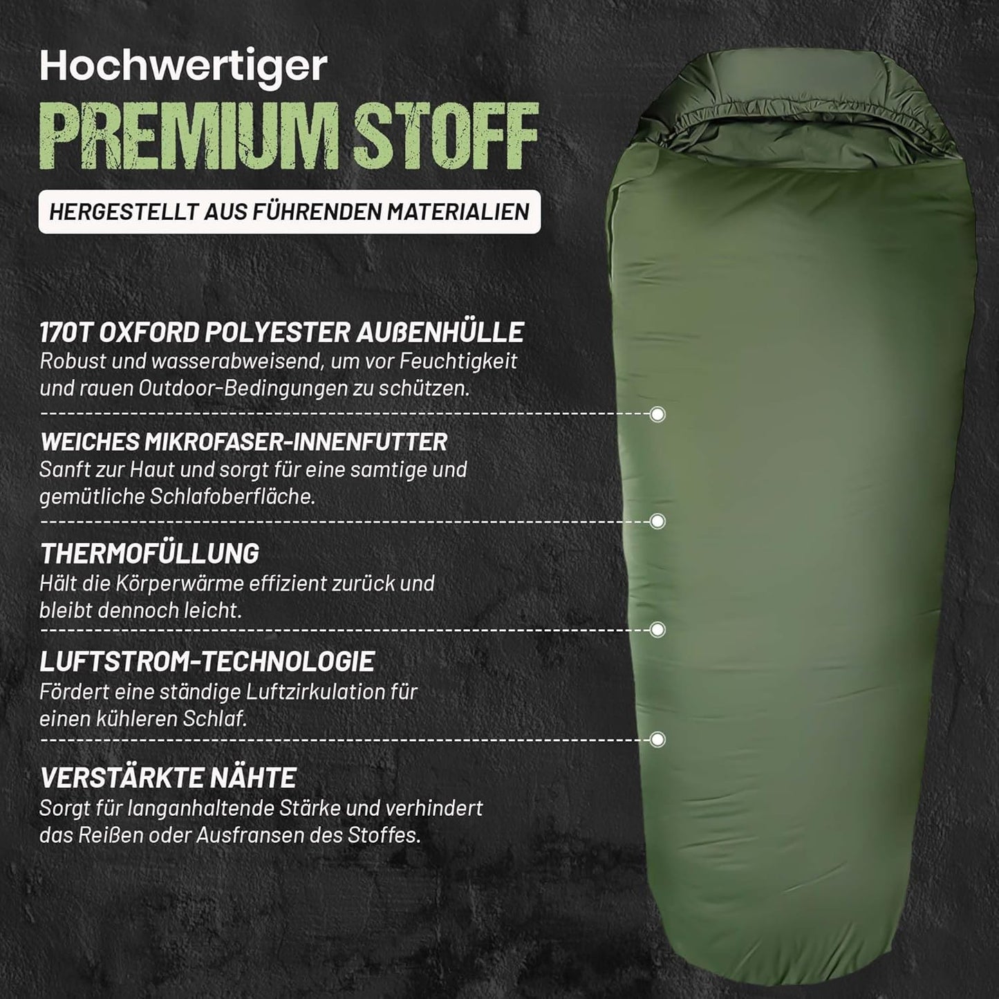 Mumien-Schlafsack Thermo