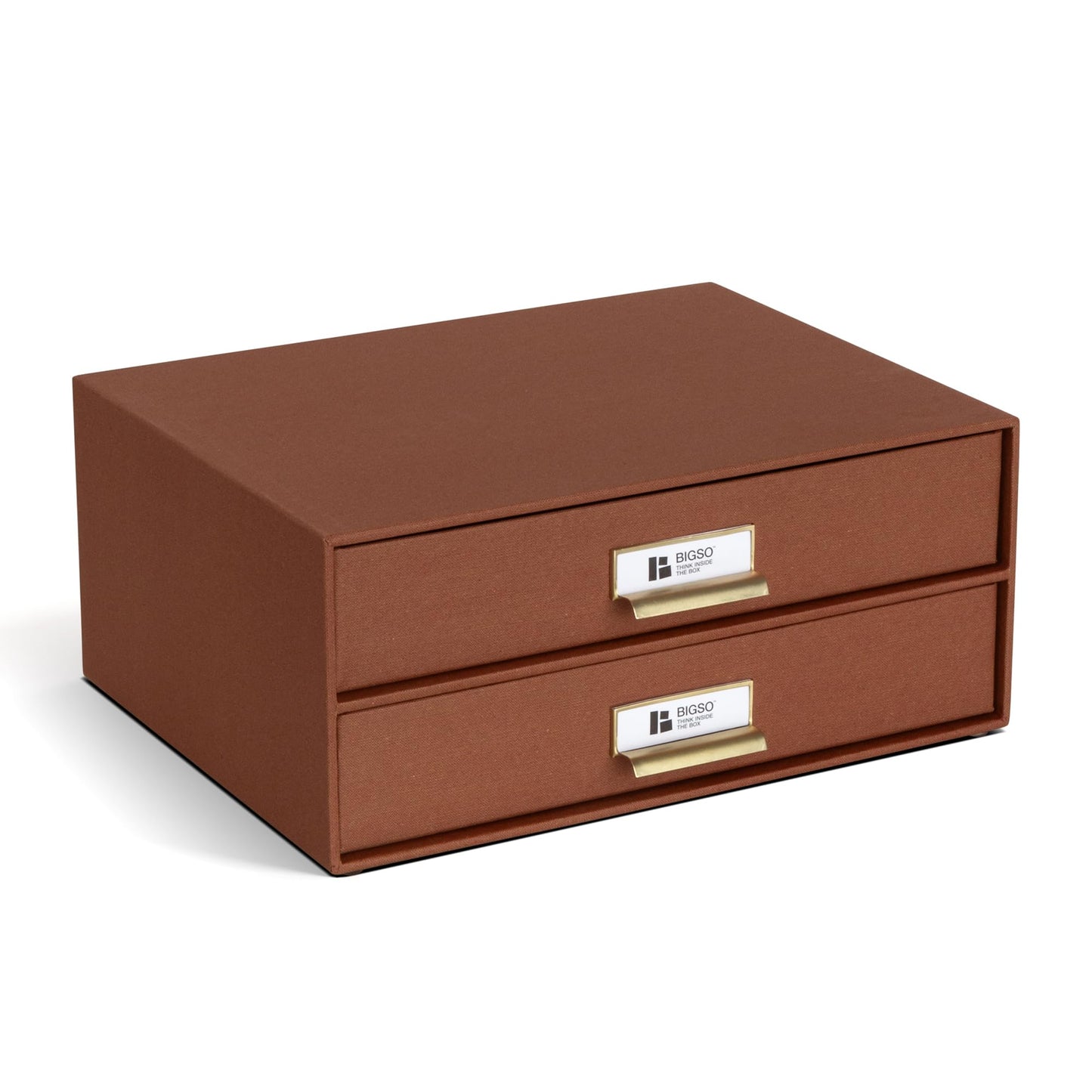 Birger Schubladenbox mit 2 Schubladen, Sienna