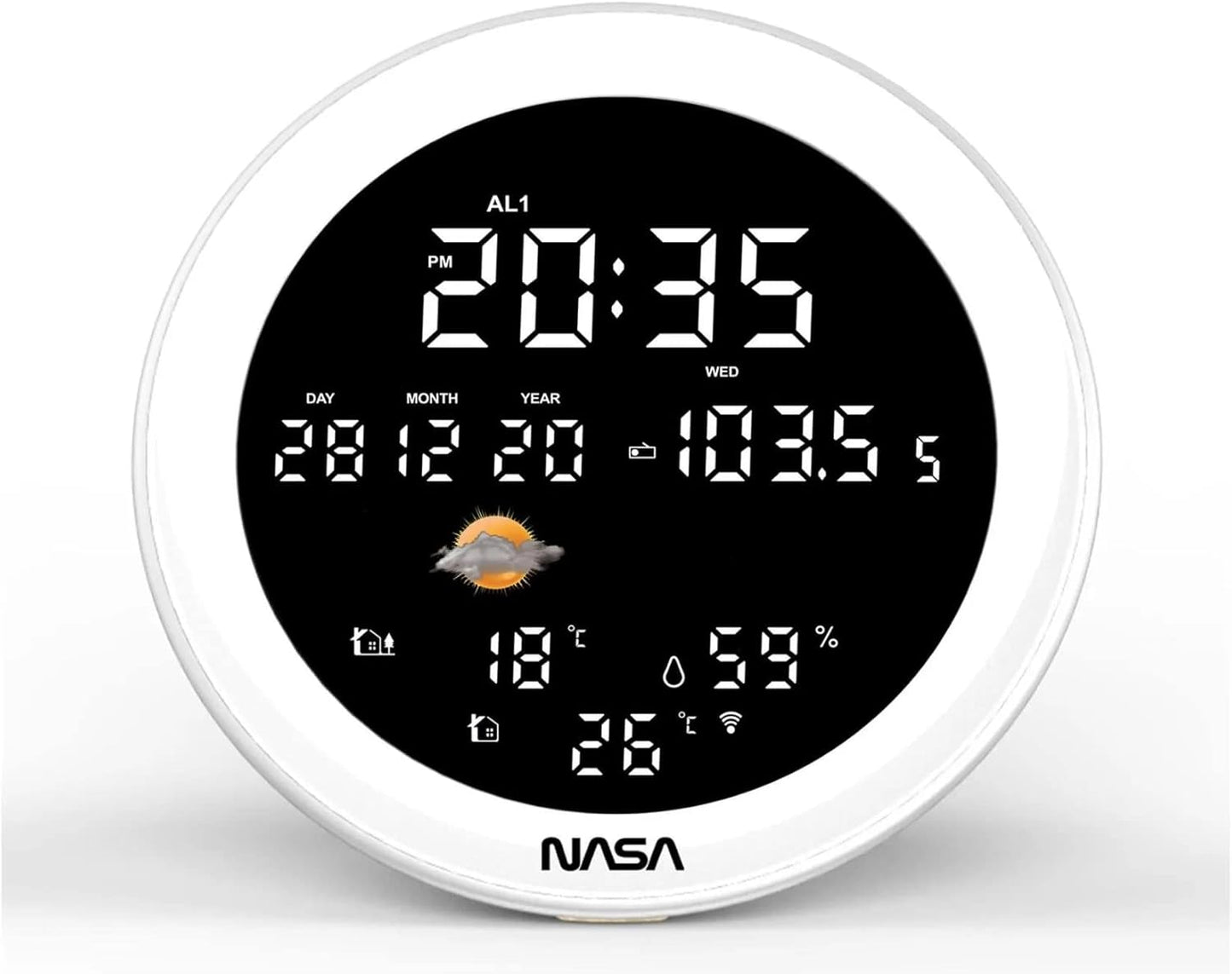 Wetterstation mit Bluetooth-Lautsprecher und 3 Sensoren
