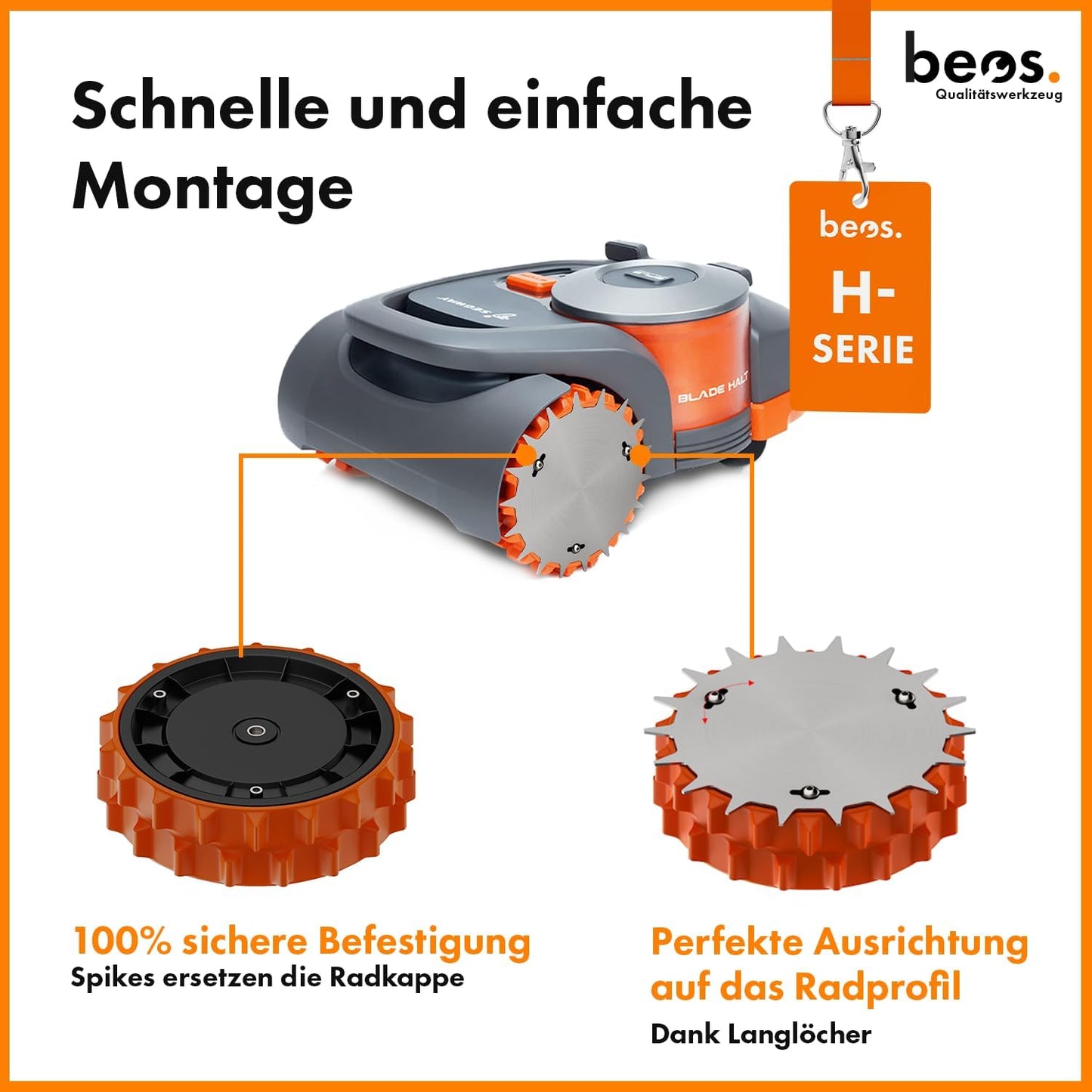Mähroboter Spikes für Segway Navimow