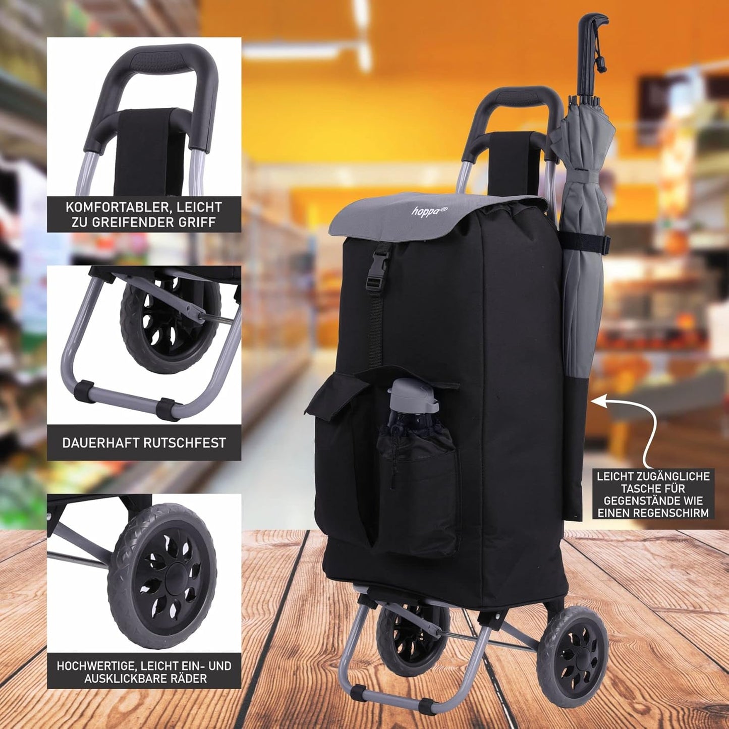 Isolierter Einkaufstrolley 42L