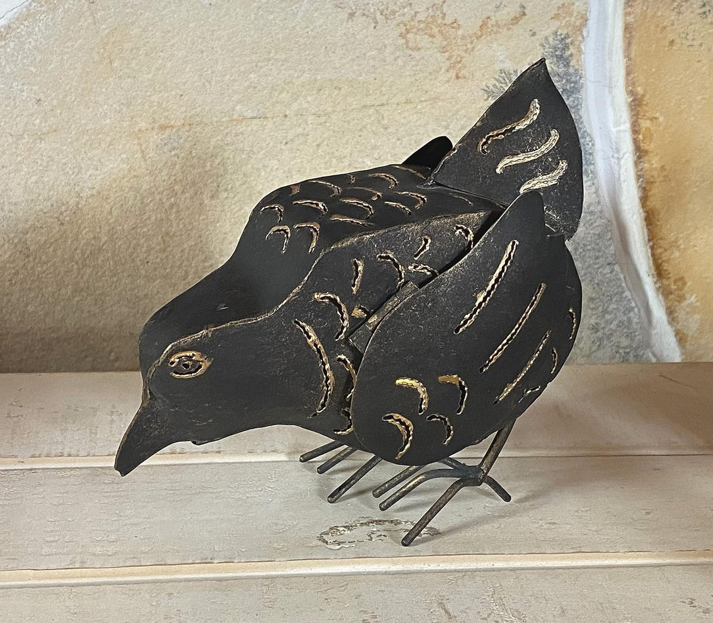 Teelichthalter Huhn Vintage