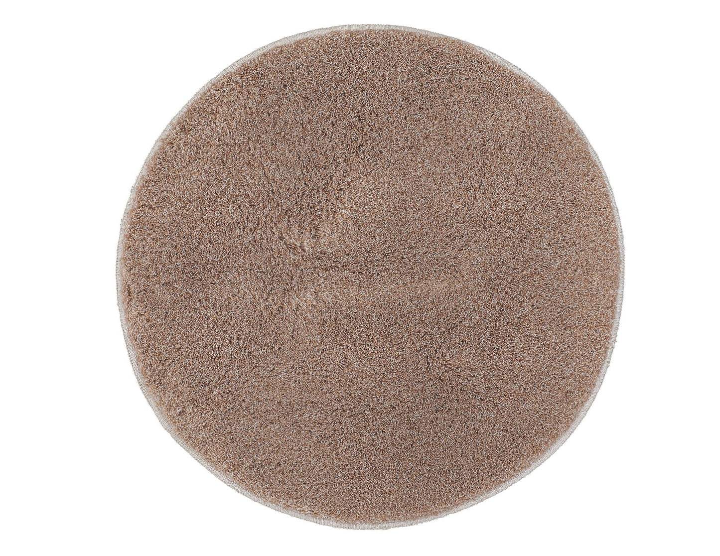 Runder Badteppich Relax, Taupe 100 cm (Rund)