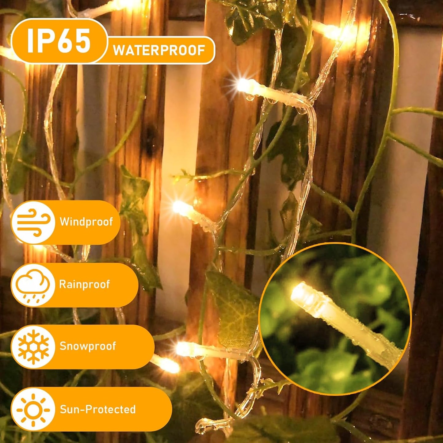 LED-Lichterkette, 55M