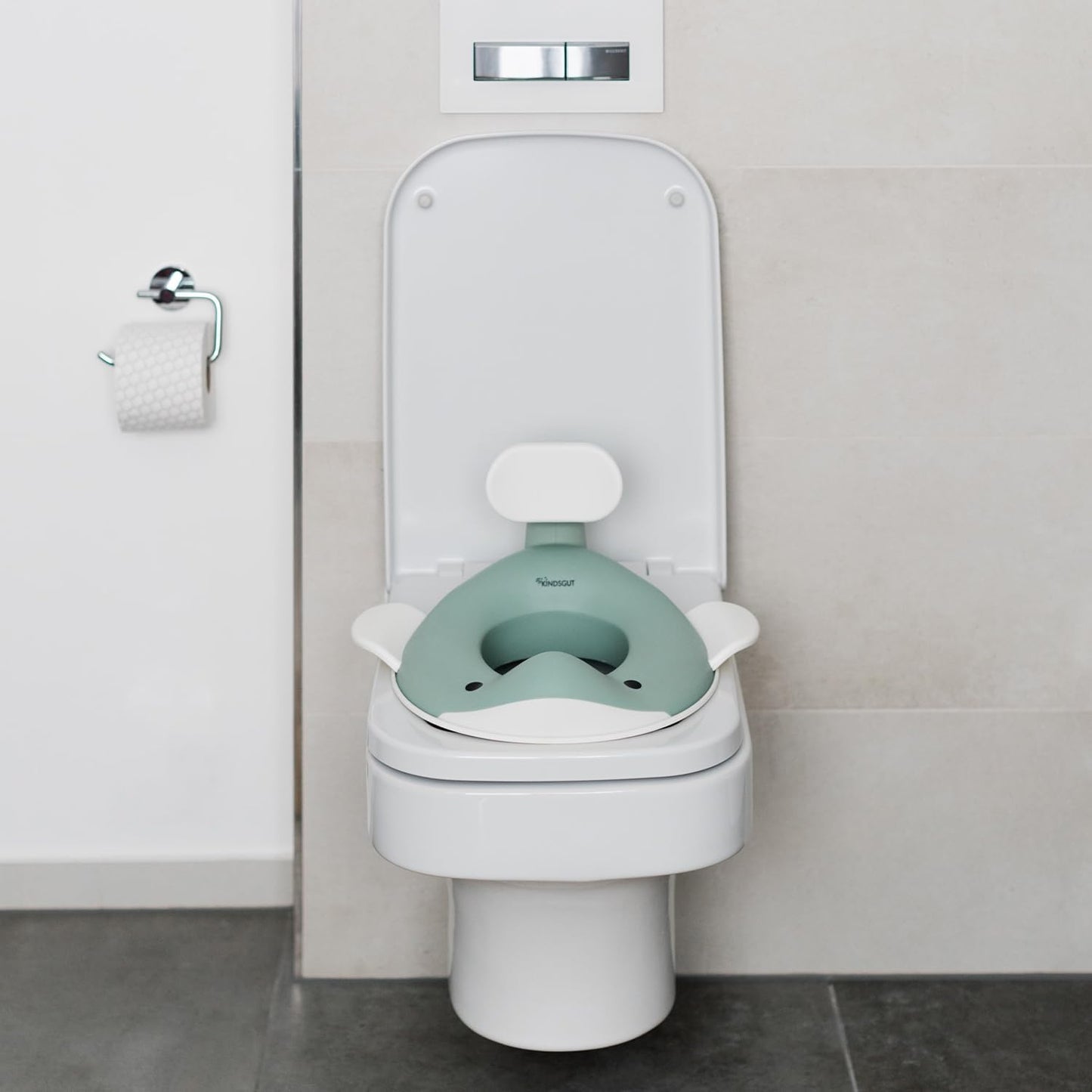 Toilettenaufsatz Wal, Aquamarin