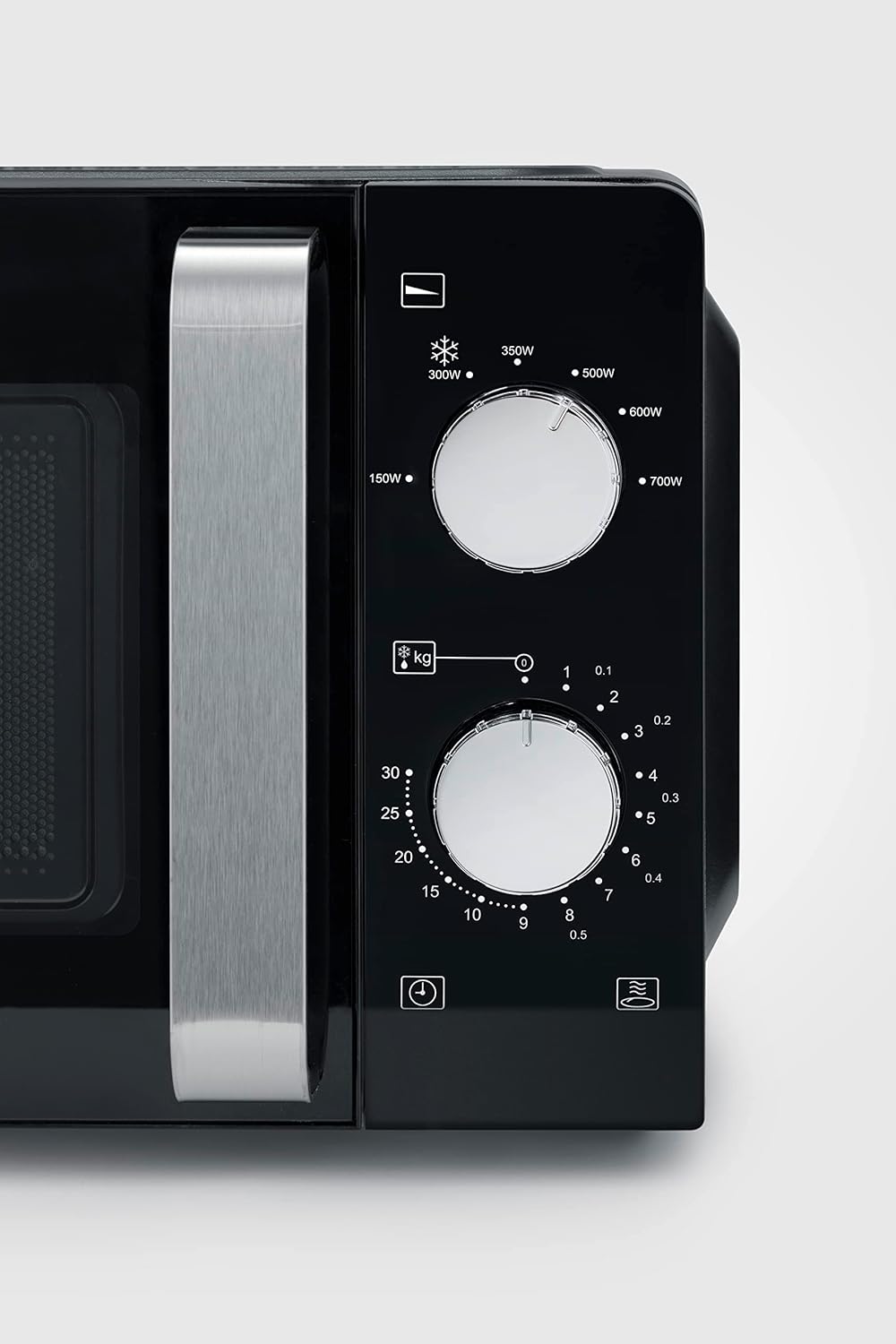 Mikrowelle MW7886, 17L, Silber-Schwarz