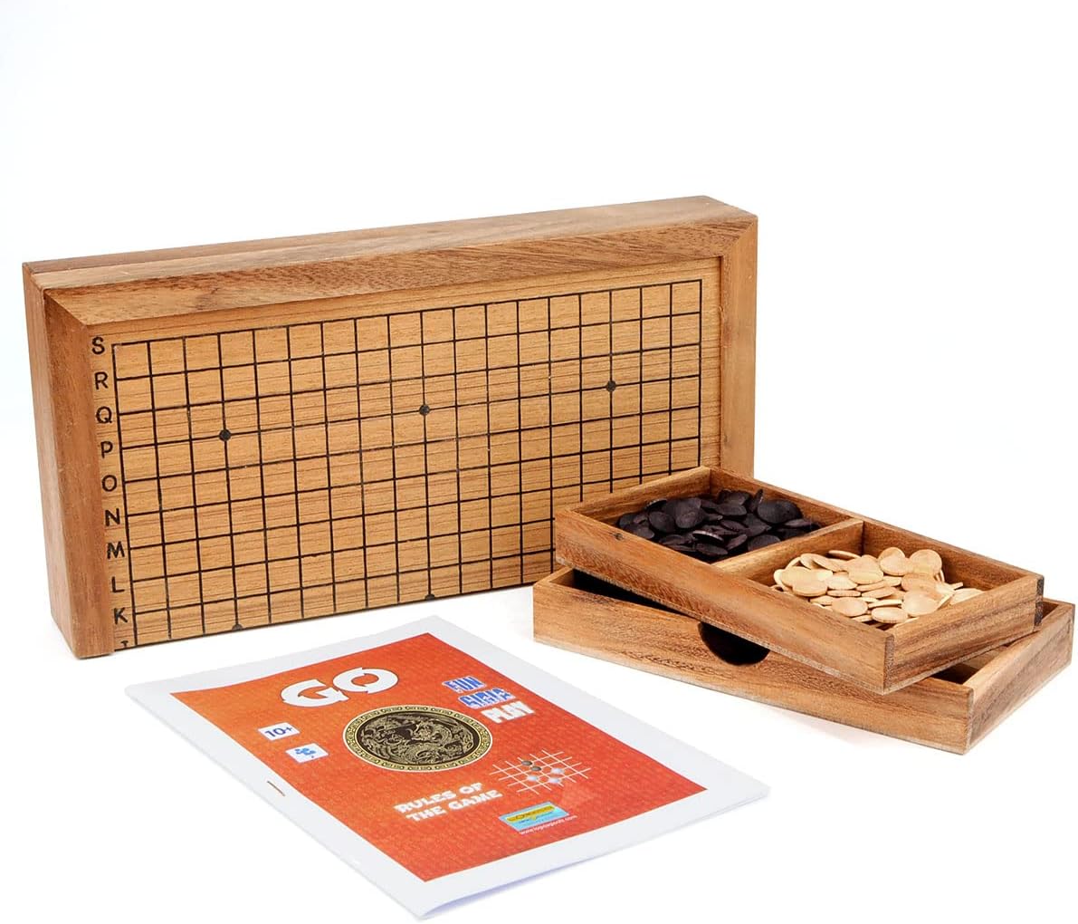 Go - Strategisches Brettspiel aus Holz
