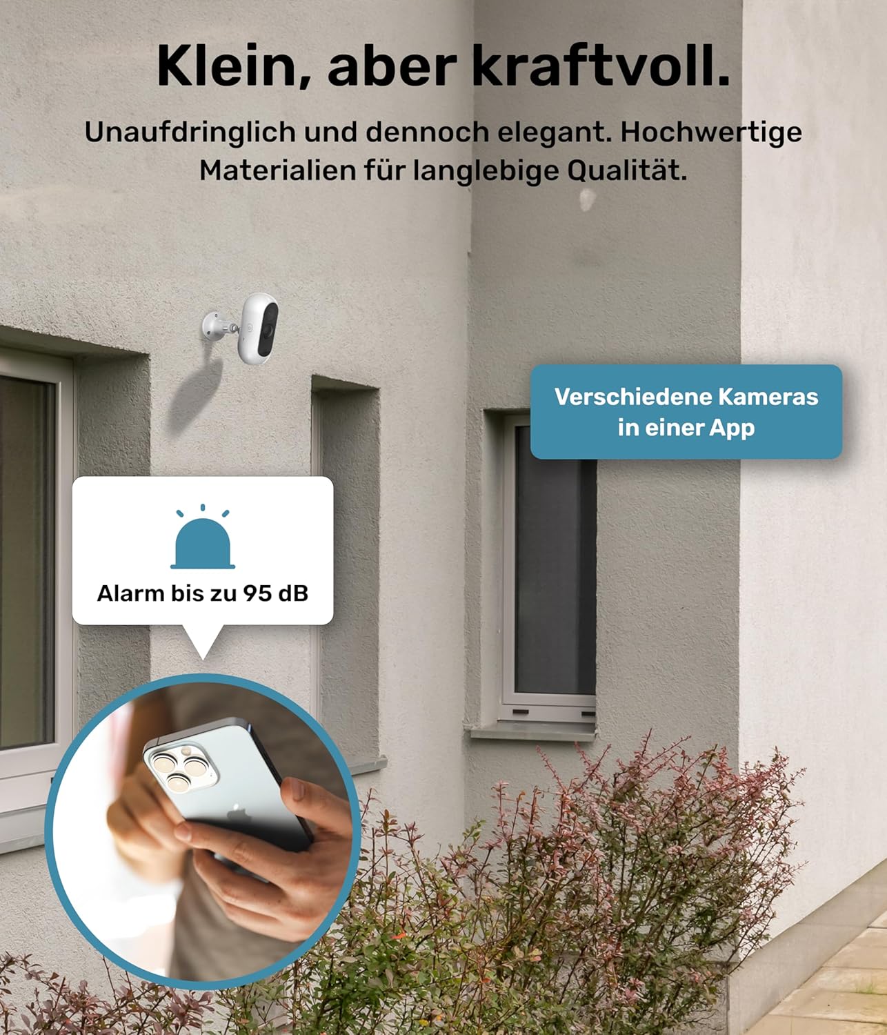Outdoor Haustierkamera mit 2-Wege-Audio, PetCam Free Outdoor geeignet mit Akku