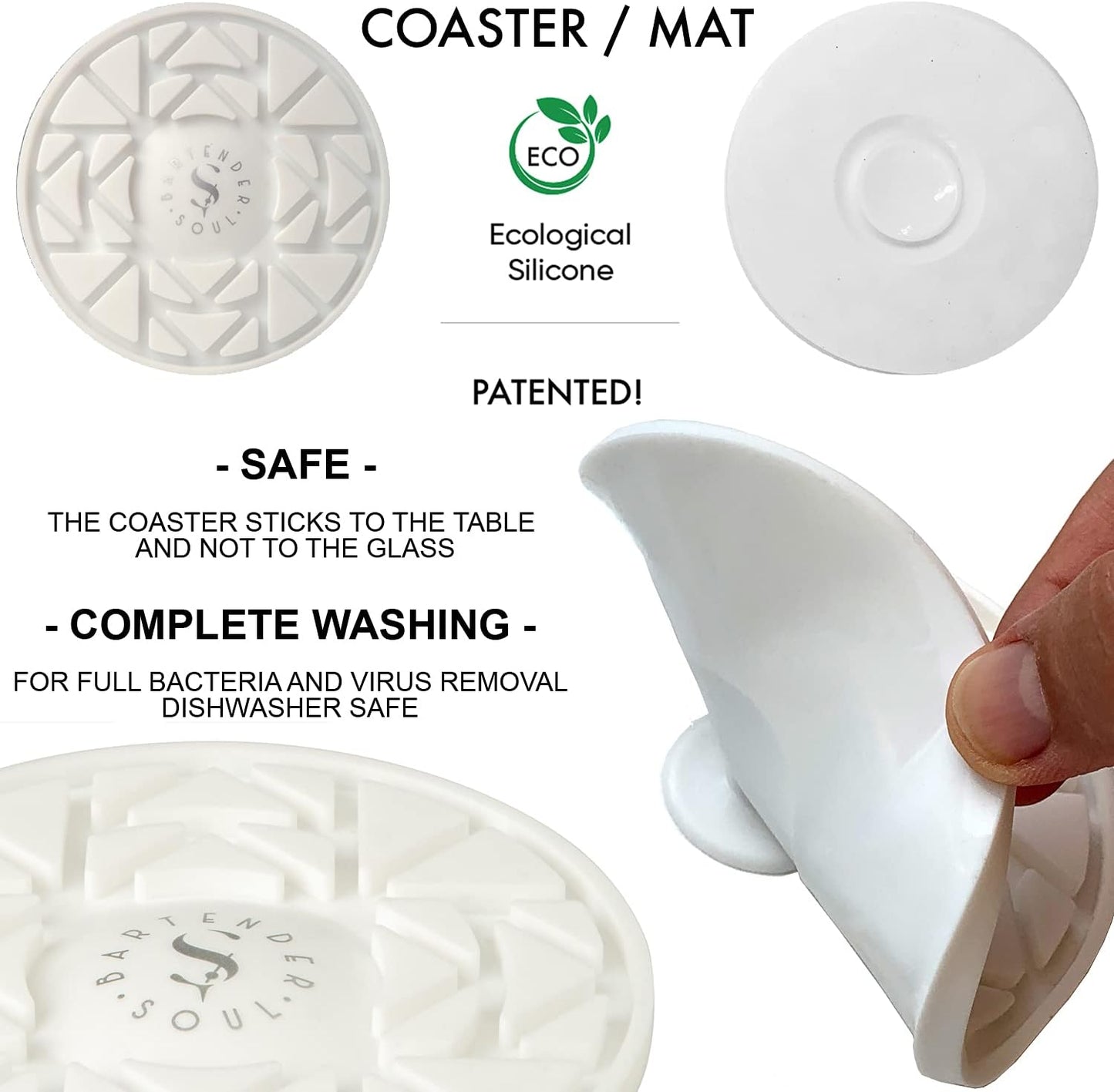 Boston Cocktail Shaker Set mit Zubehör und Rezepten, Décoco Kupfer Basic